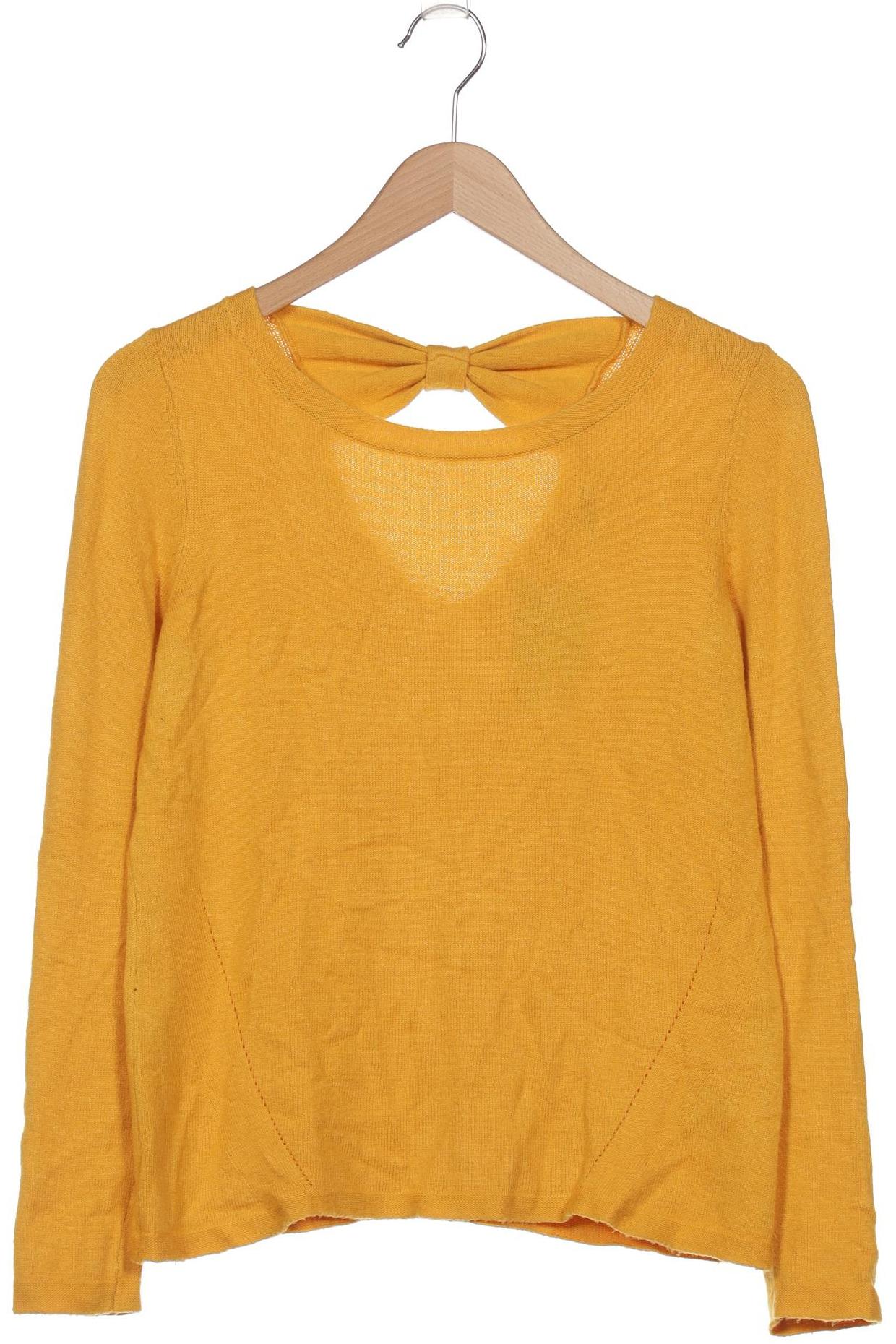 

Comma Damen Pullover, gelb, Gr. 36