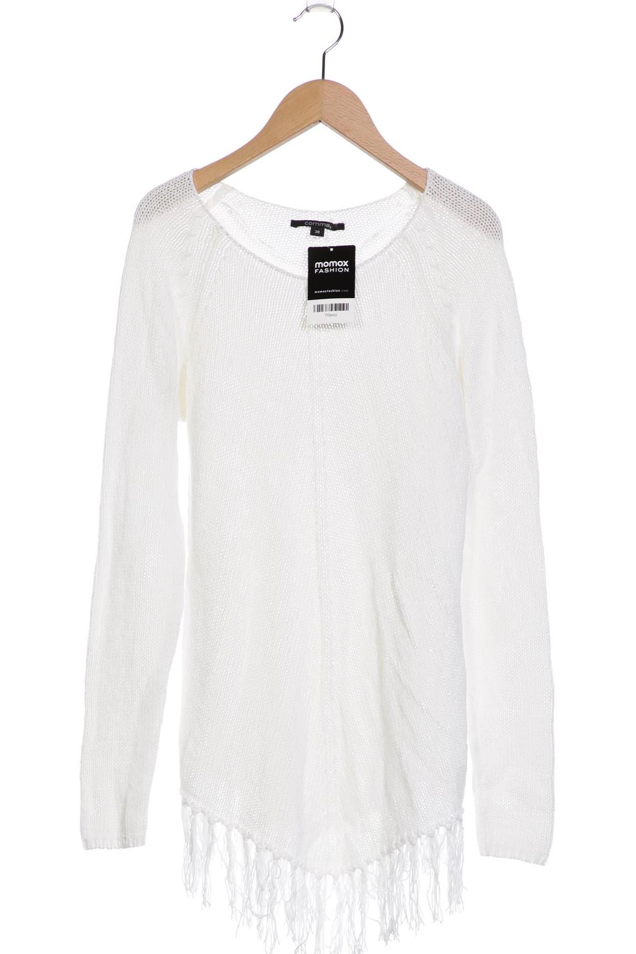 

Comma Damen Pullover, weiß, Gr. 38