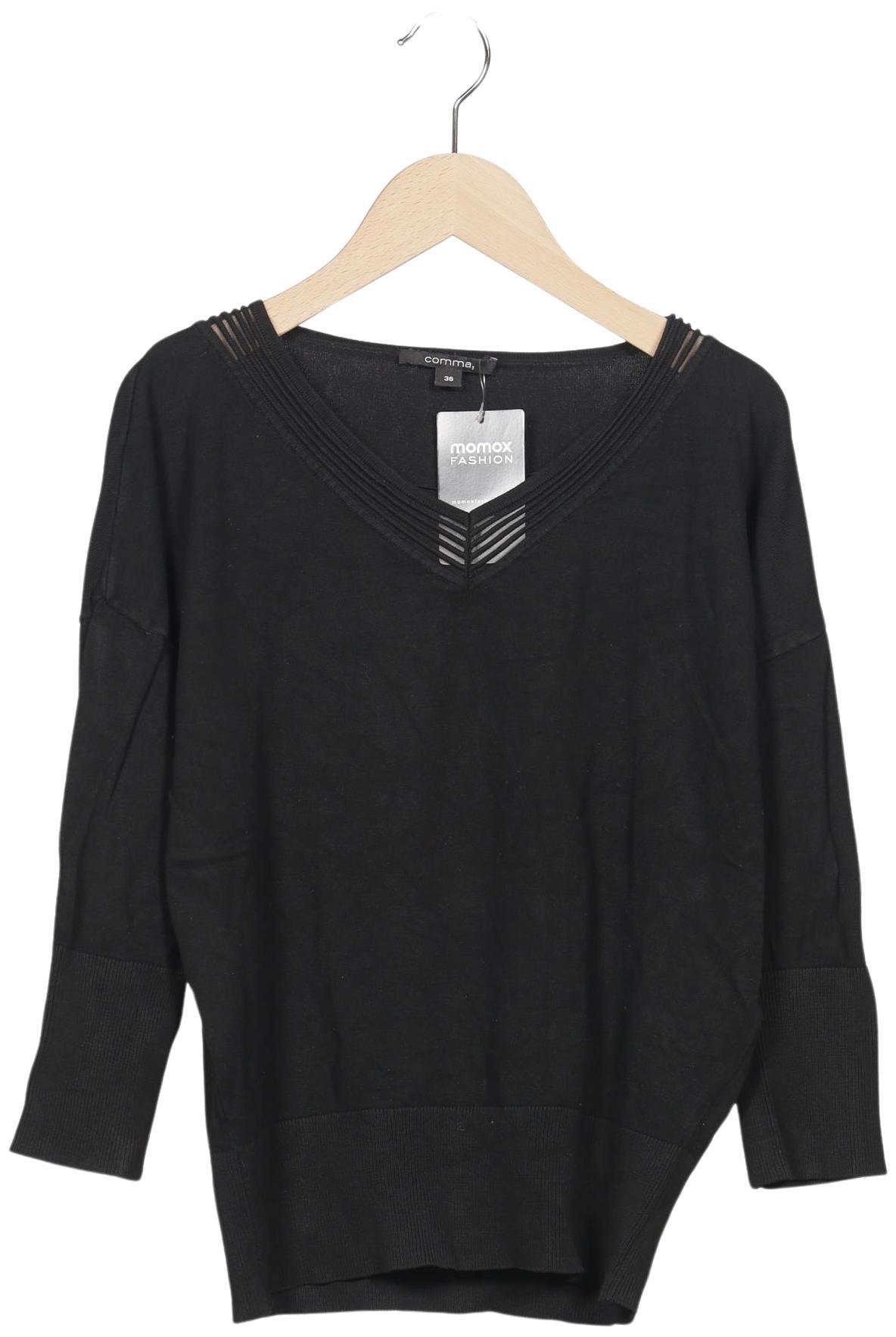 

Comma Damen Pullover, schwarz, Gr. 36