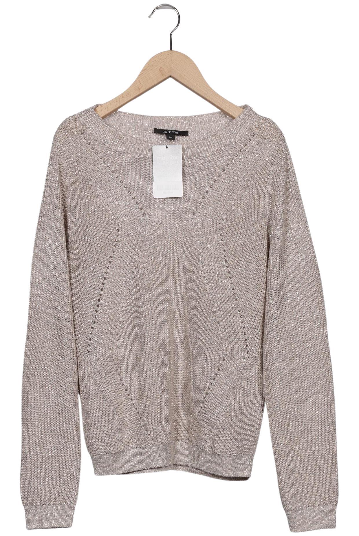 

Comma Damen Pullover, beige, Gr. 36