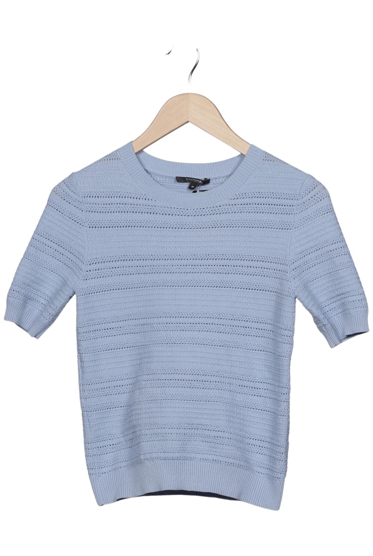 

Comma Damen Pullover, hellblau, Gr. 36
