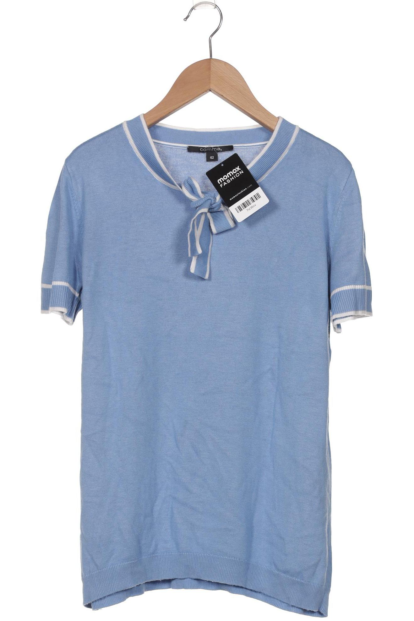 

Comma Damen Pullover, blau, Gr. 42