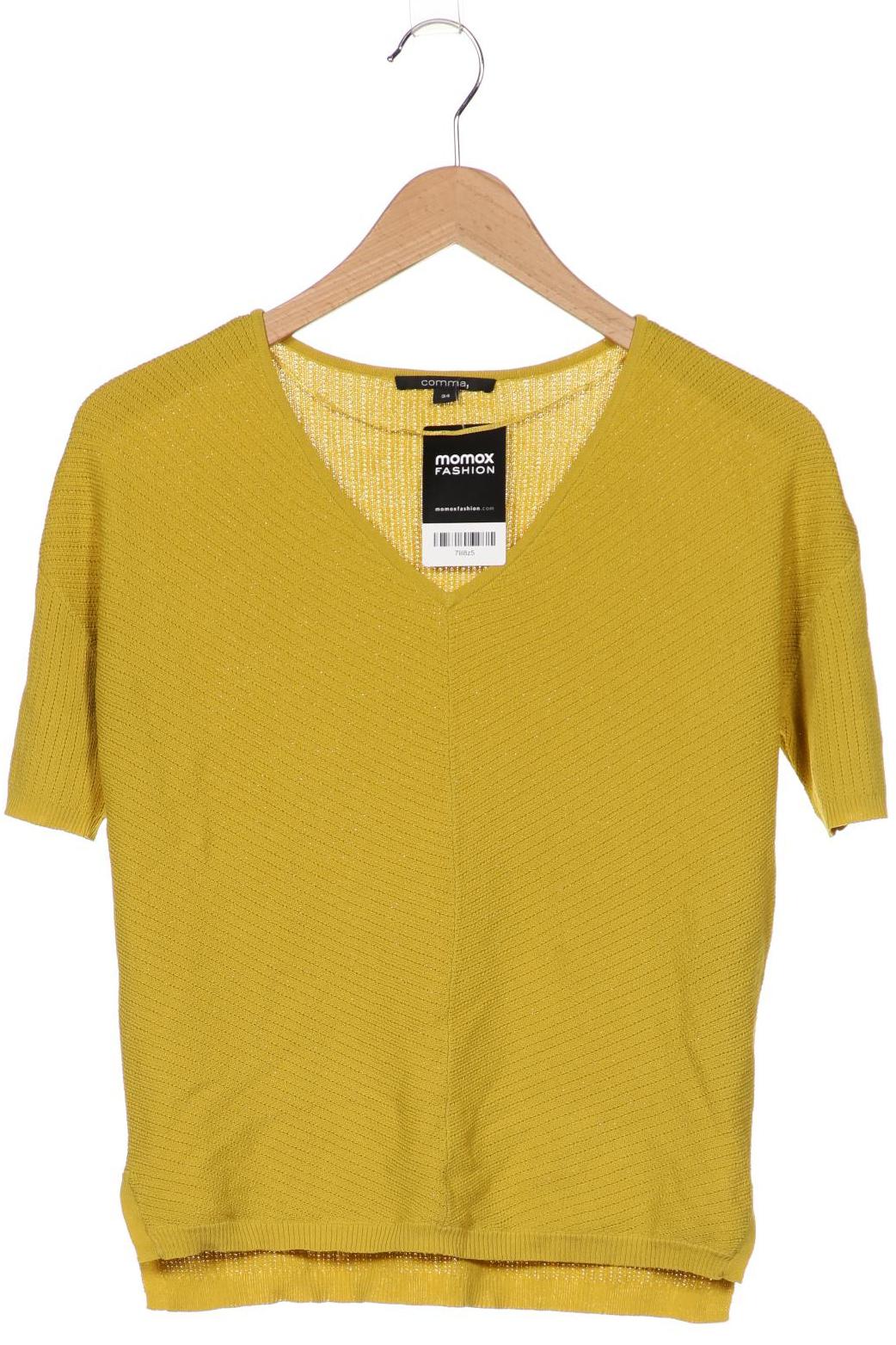 

Comma Damen Pullover, gelb