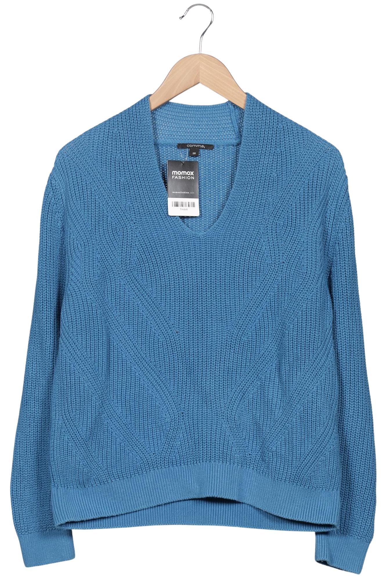 

Comma Damen Pullover, blau, Gr. 38