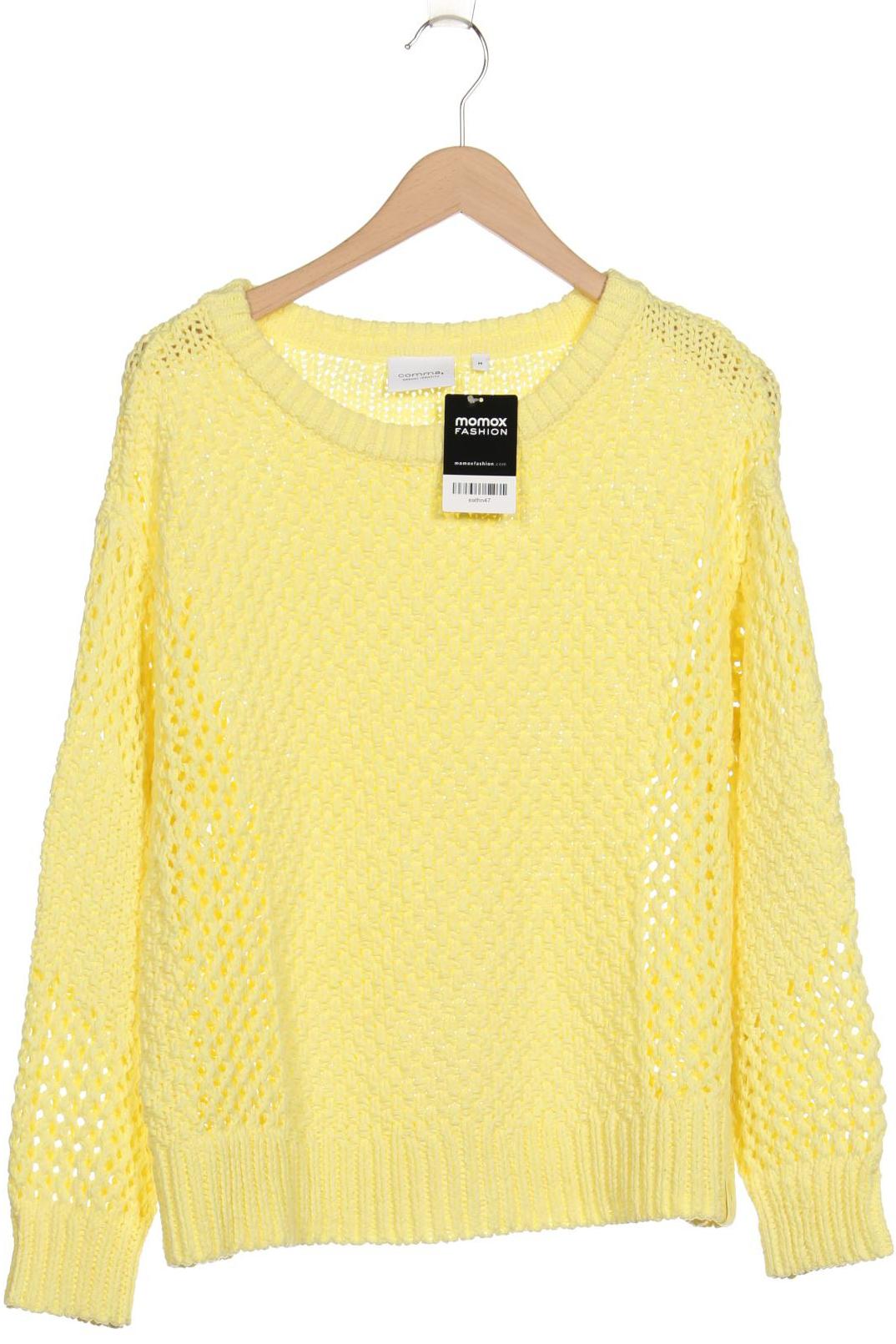

Comma Damen Pullover, gelb, Gr. 38