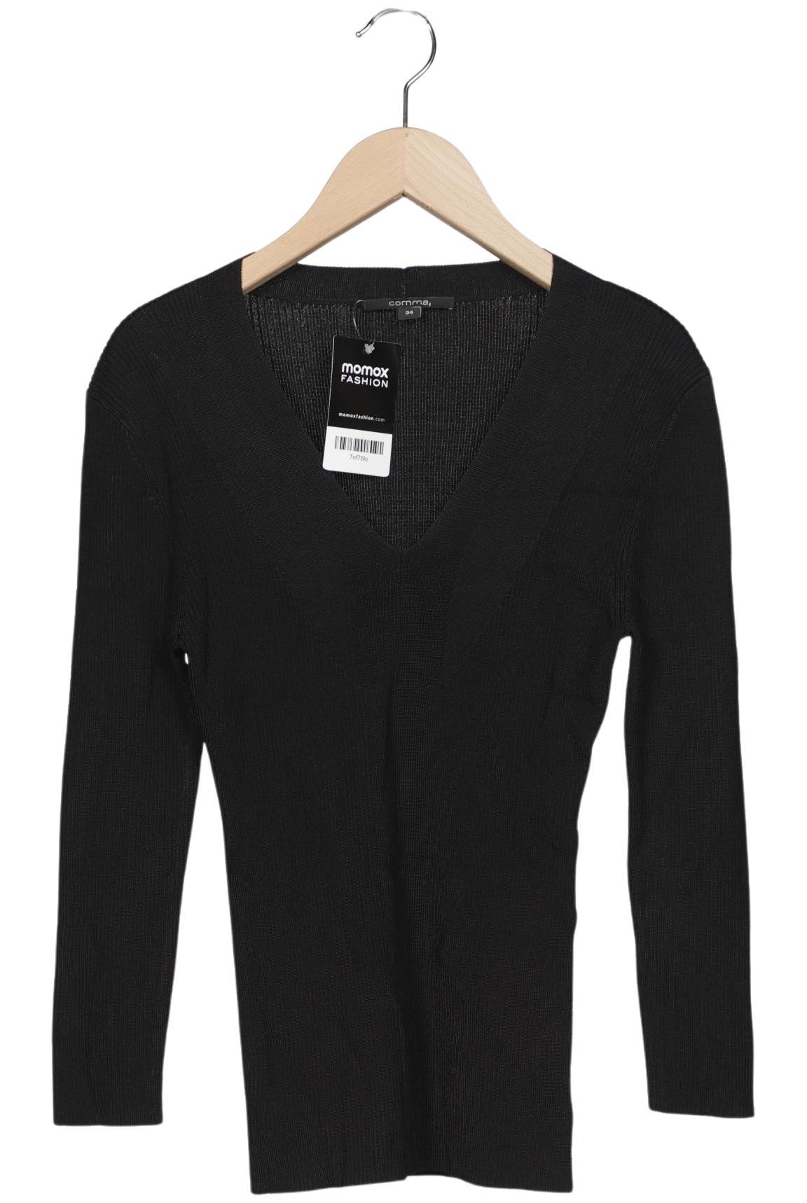 

Comma Damen Pullover, schwarz, Gr. 34