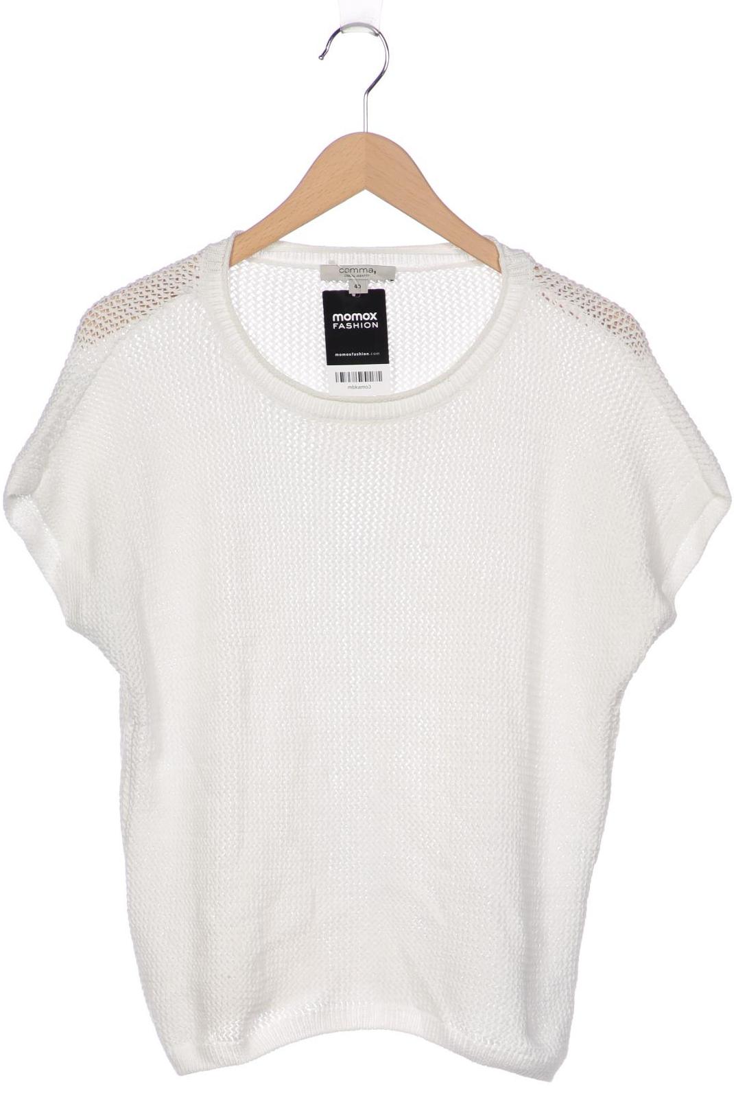 

Comma Damen Pullover, weiß