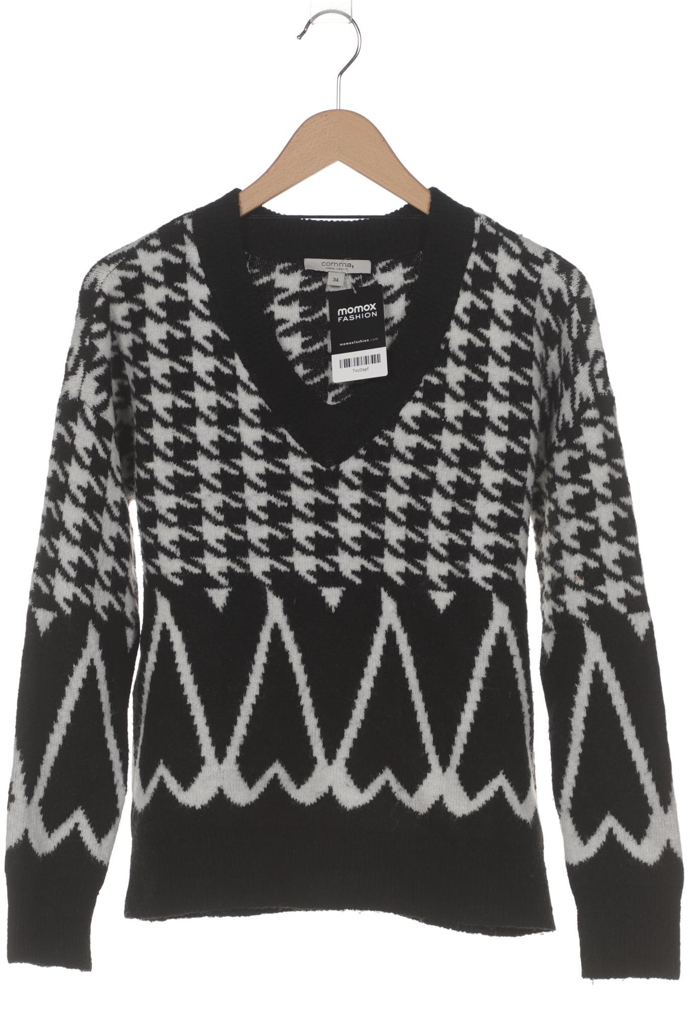 

Comma Damen Pullover, schwarz, Gr. 34