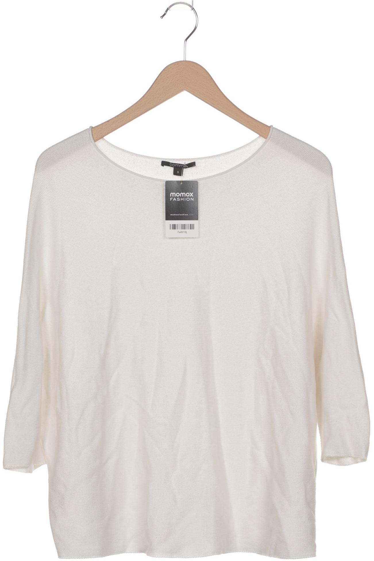 

Comma Damen Pullover, weiß, Gr. 36