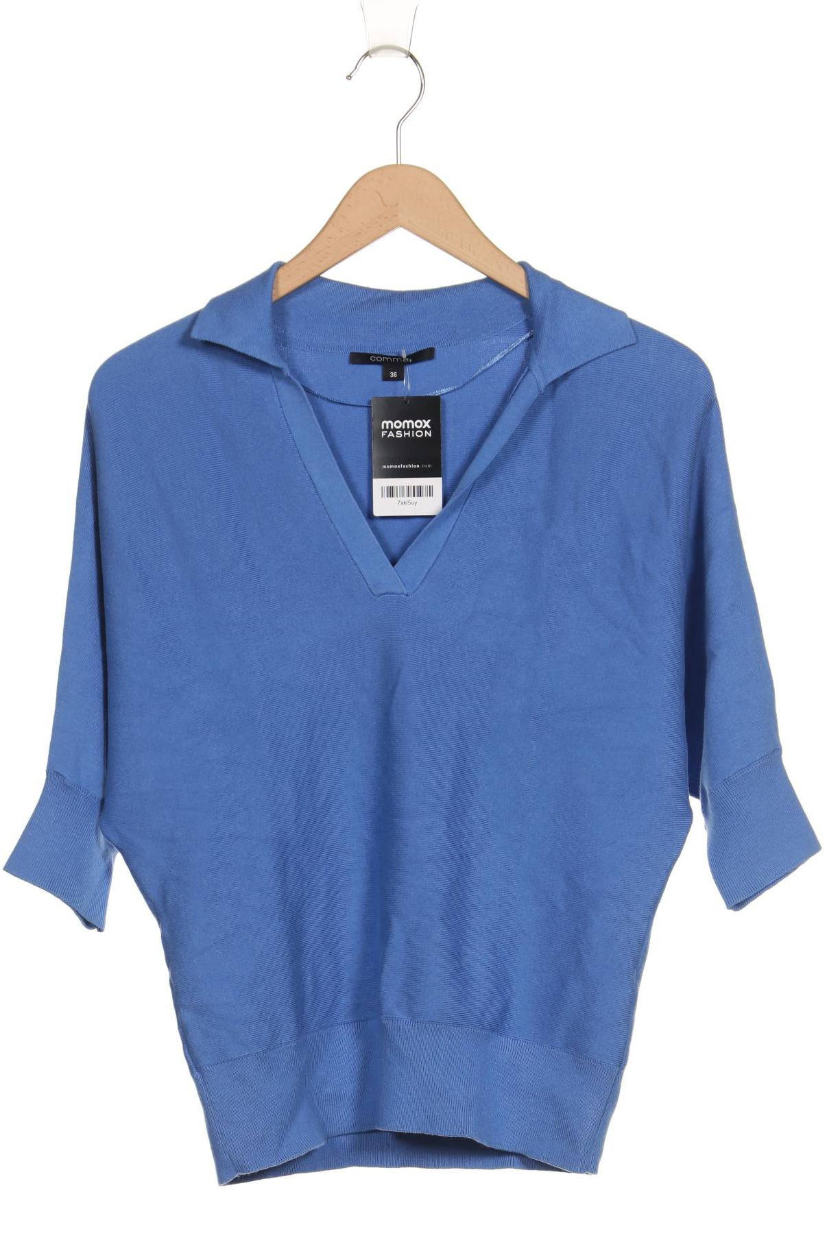 

Comma Damen Pullover, blau, Gr. 36