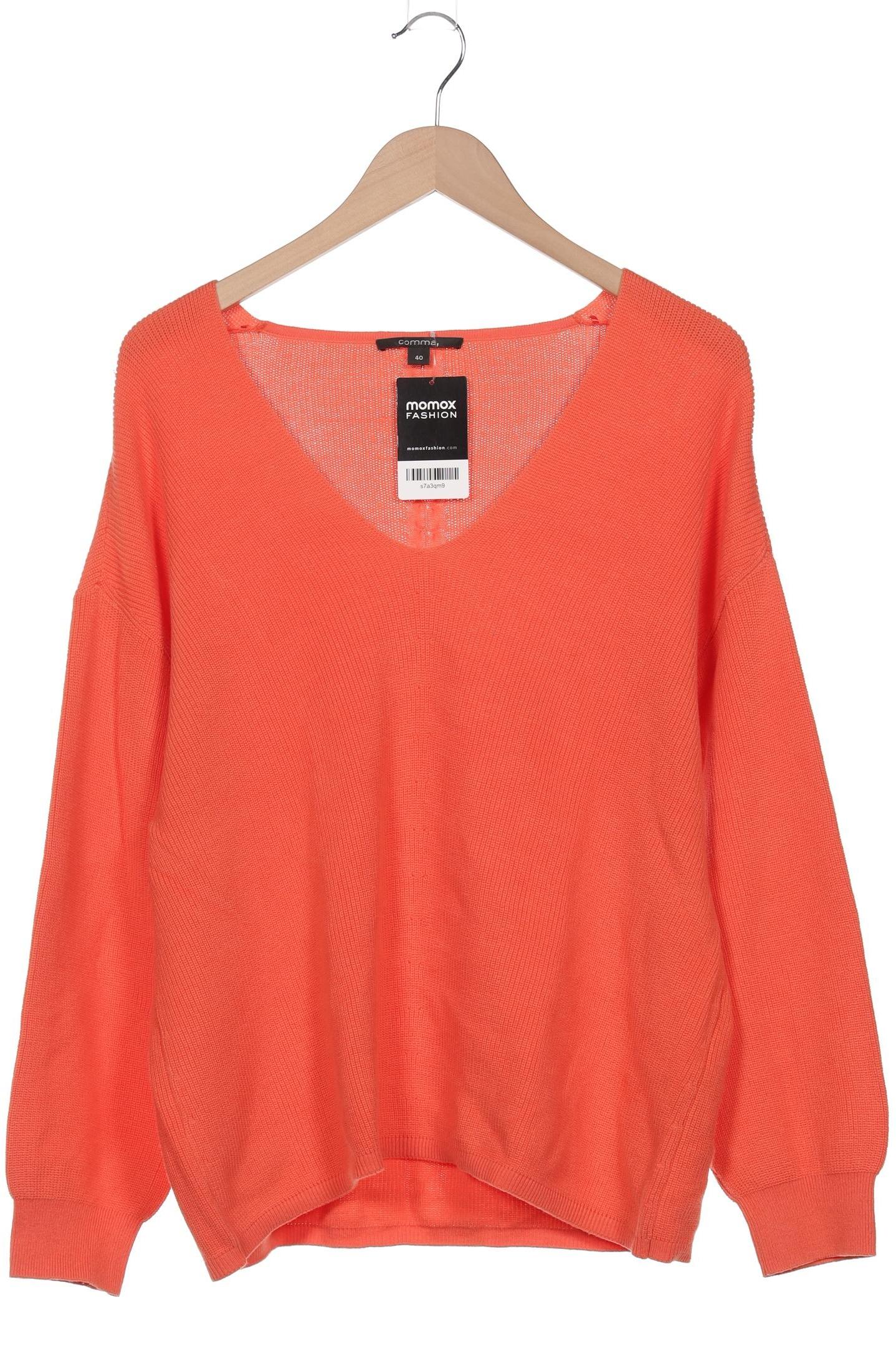 

Comma Damen Pullover, orange, Gr. 40