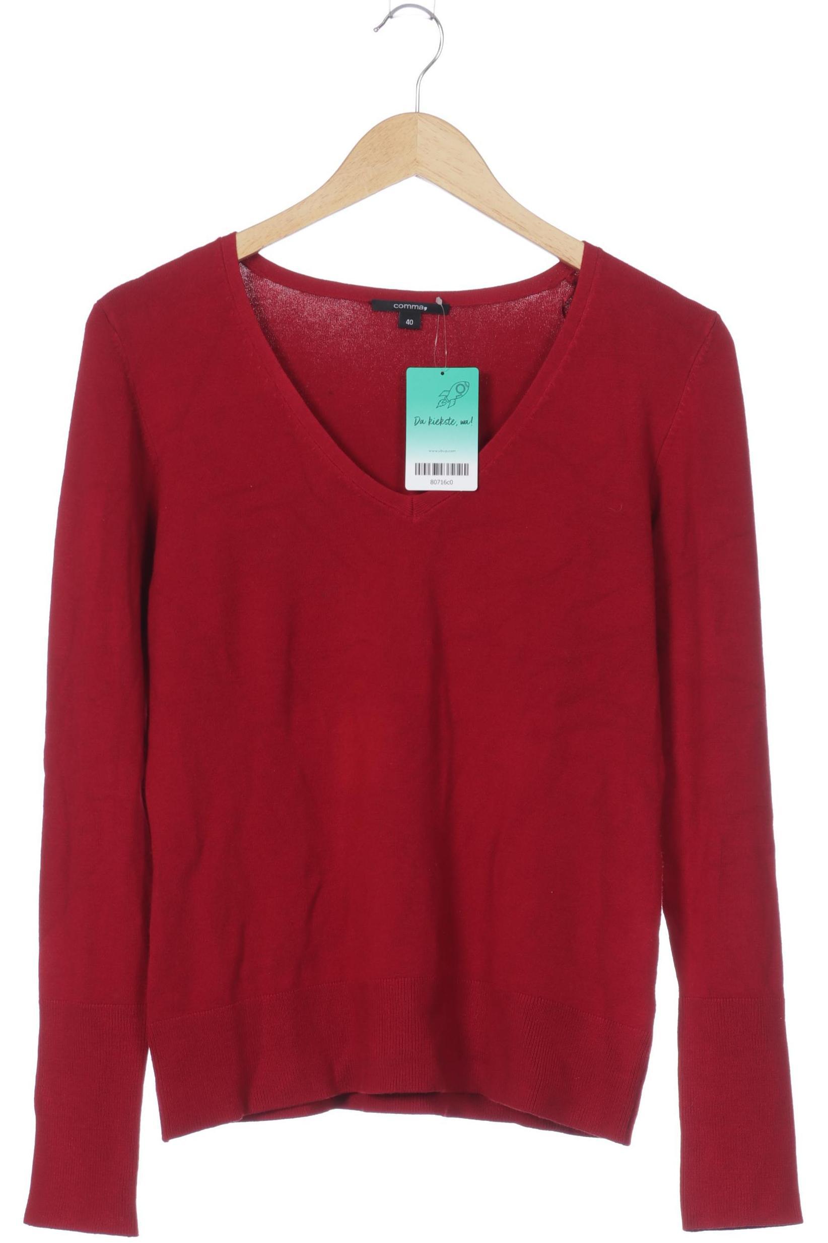 

Comma Damen Pullover, rot, Gr. 40