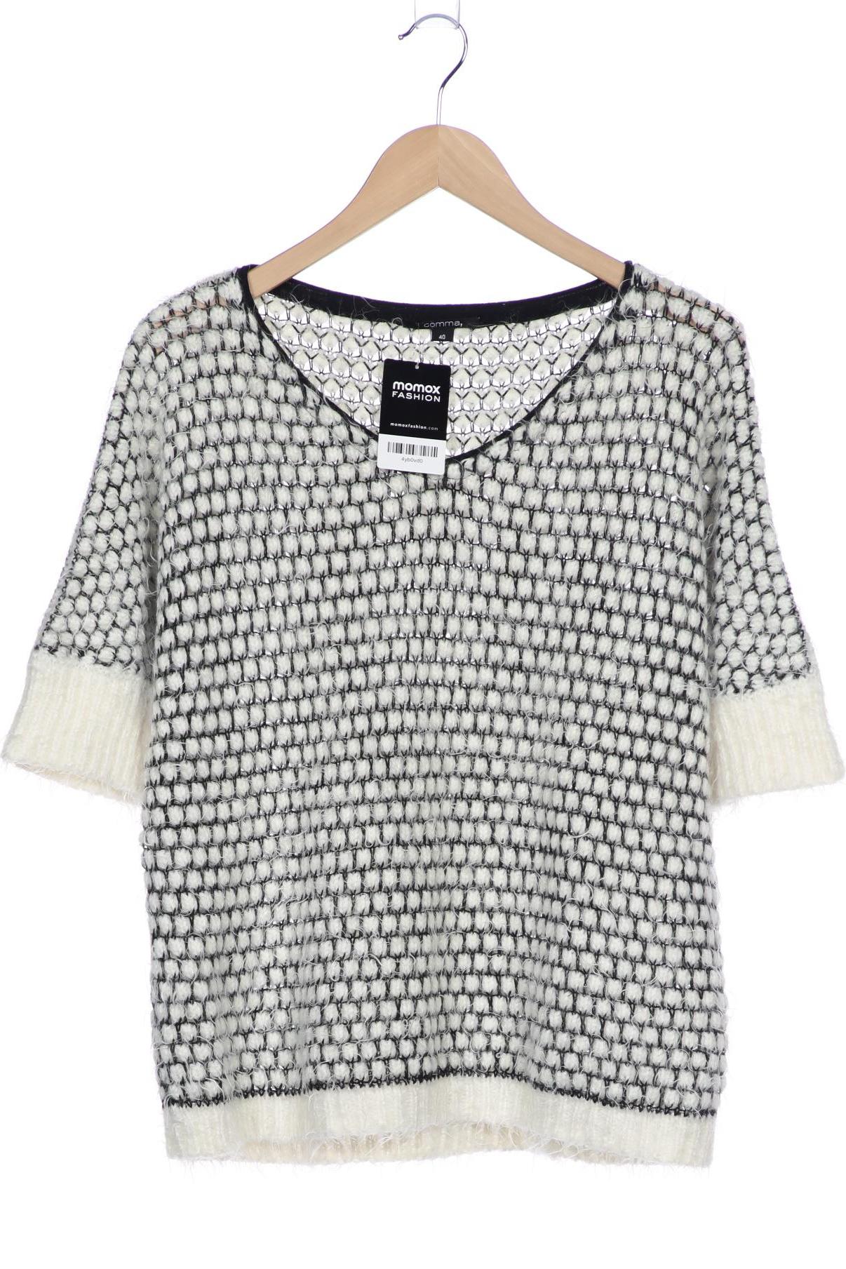 

Comma Damen Pullover, weiß, Gr. 40