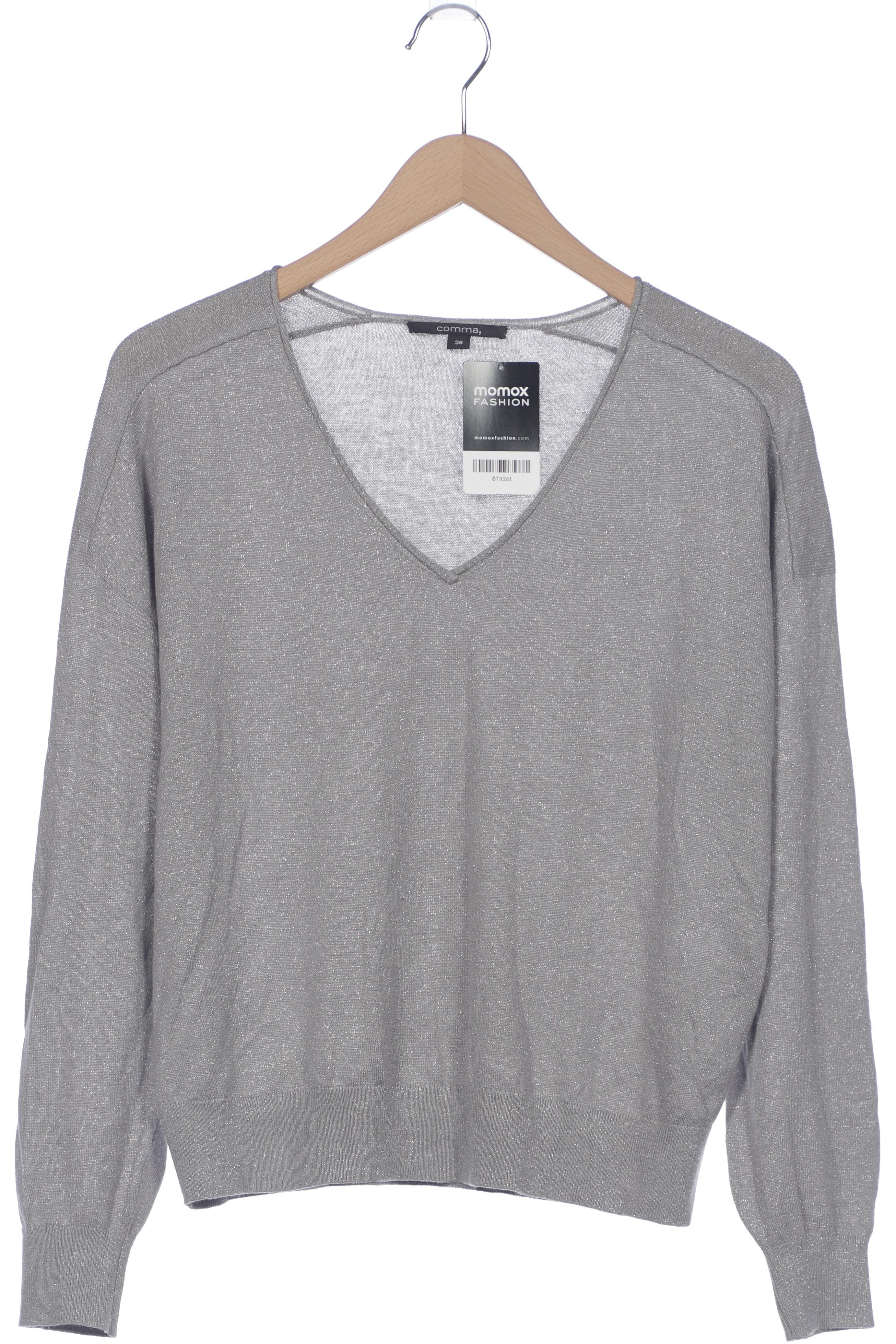 

Comma Damen Pullover, silber, Gr. 38