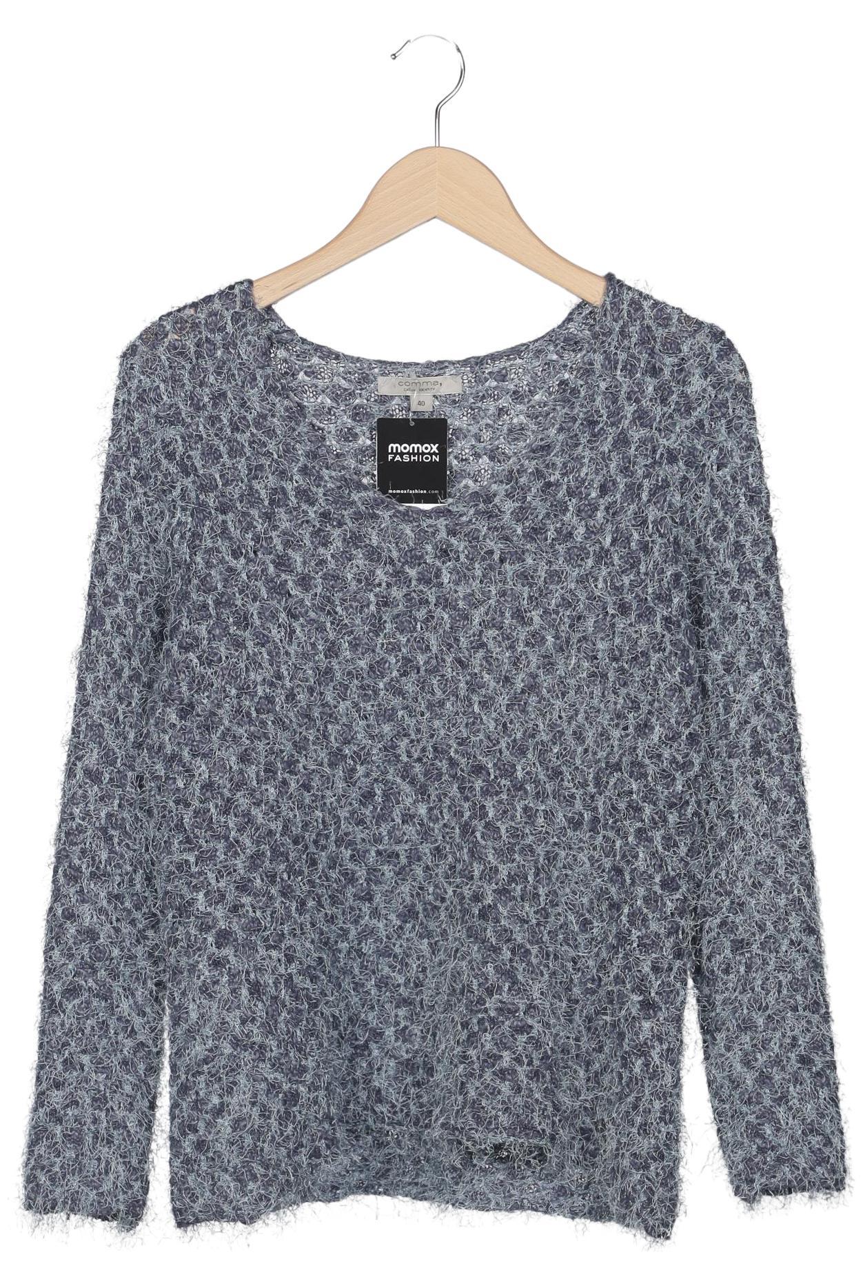

Comma Damen Pullover, blau, Gr. 40