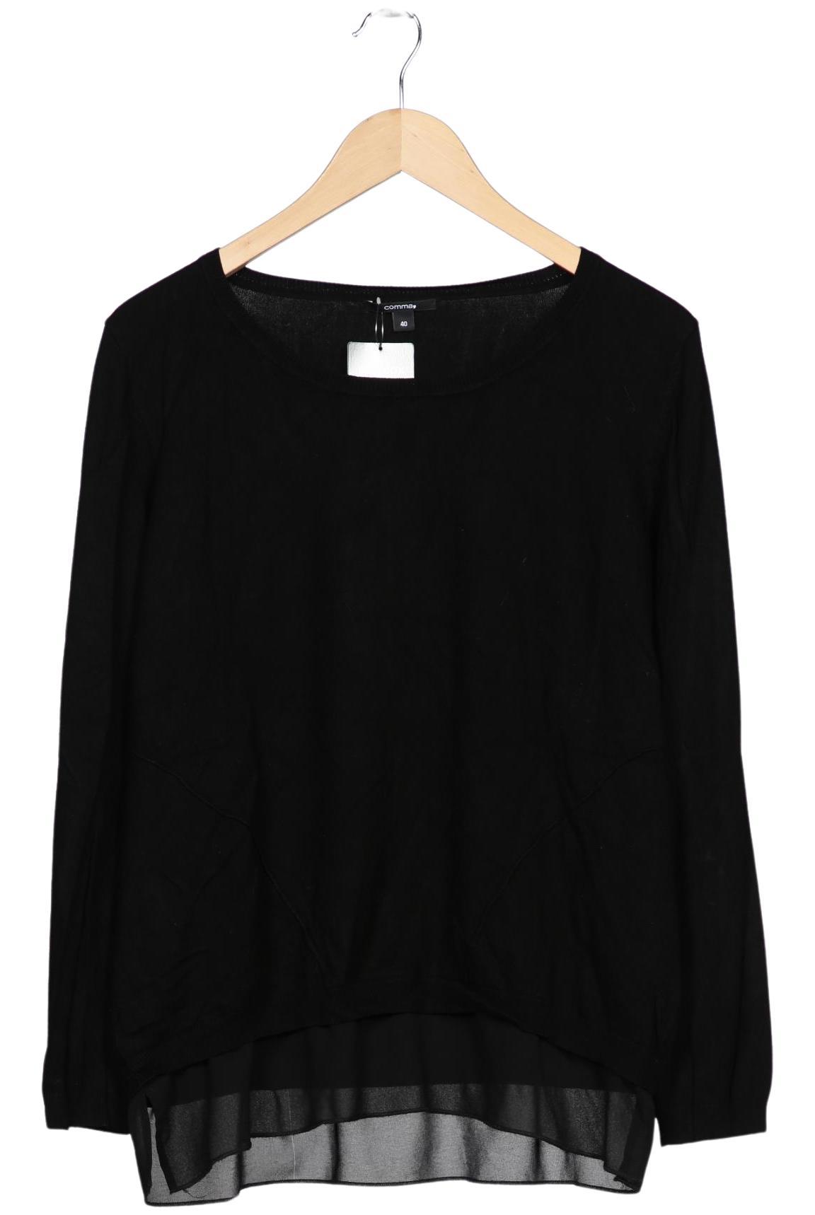 

Comma Damen Pullover, schwarz, Gr. 40