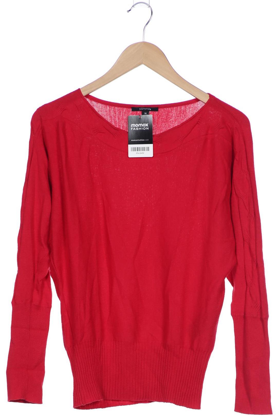 

Comma Damen Pullover, rot, Gr. 36