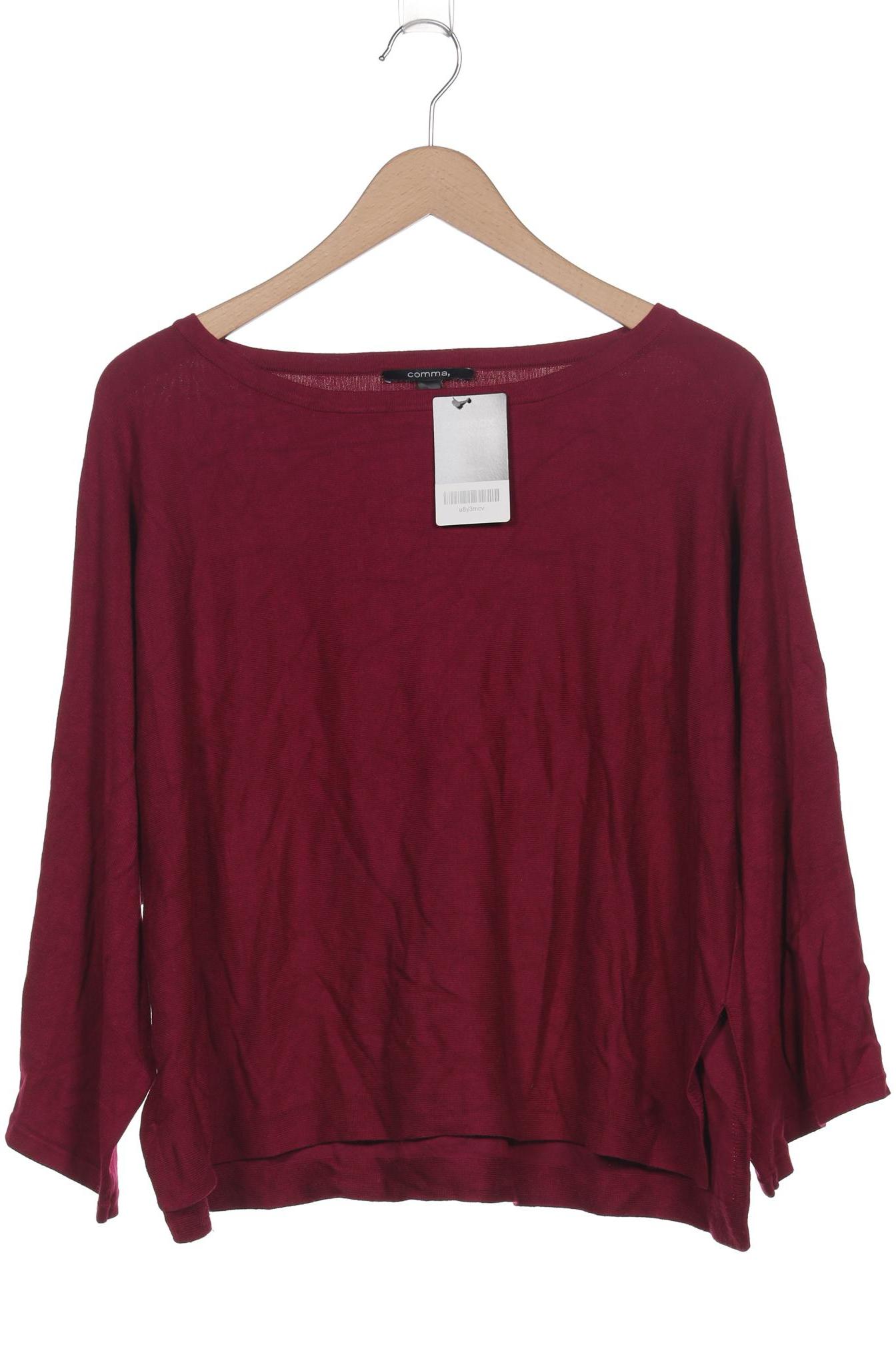 

Comma Damen Pullover, bordeaux, Gr. 48
