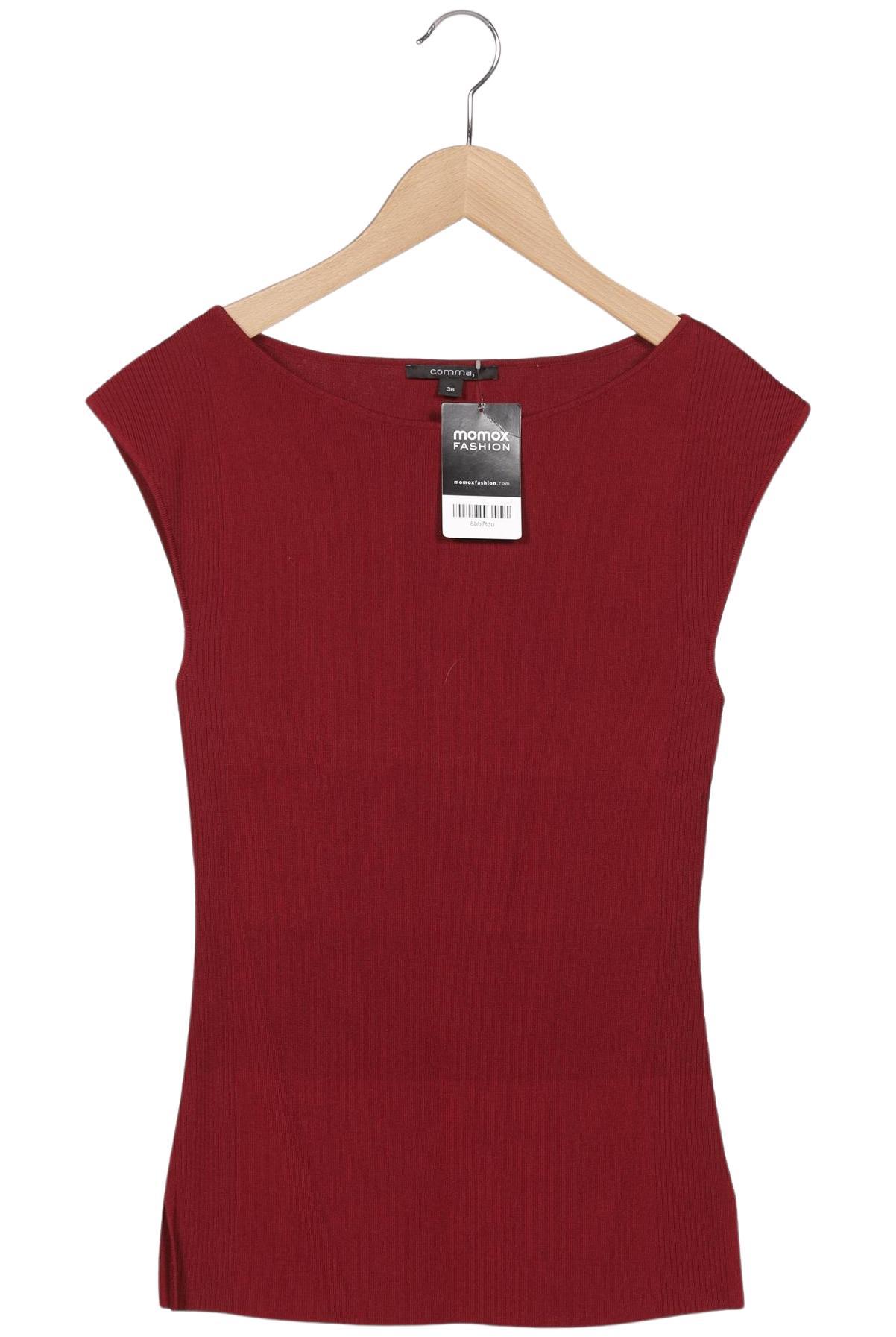 

Comma Damen Pullover, bordeaux, Gr. 36