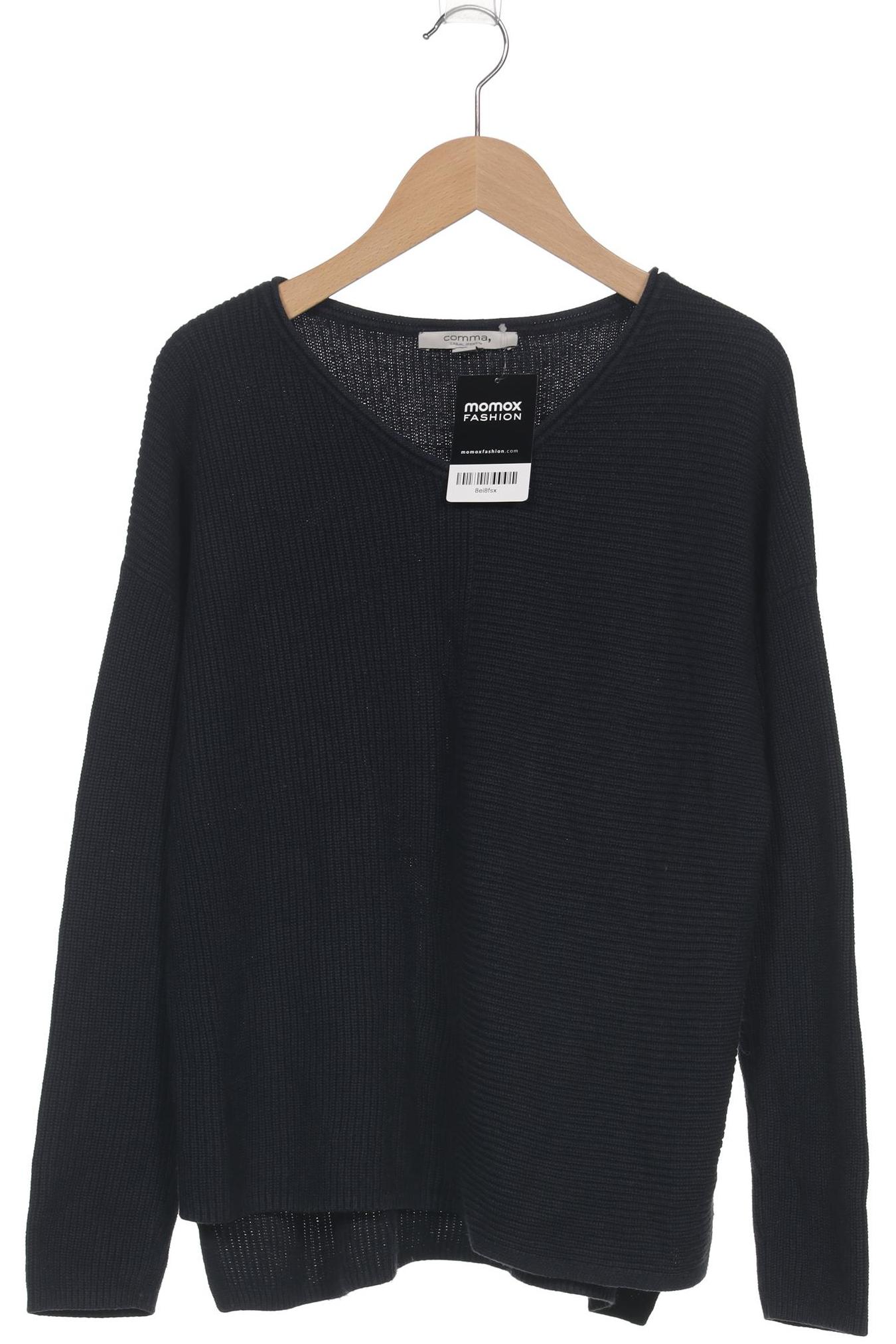 

Comma Damen Pullover, marineblau, Gr. 36