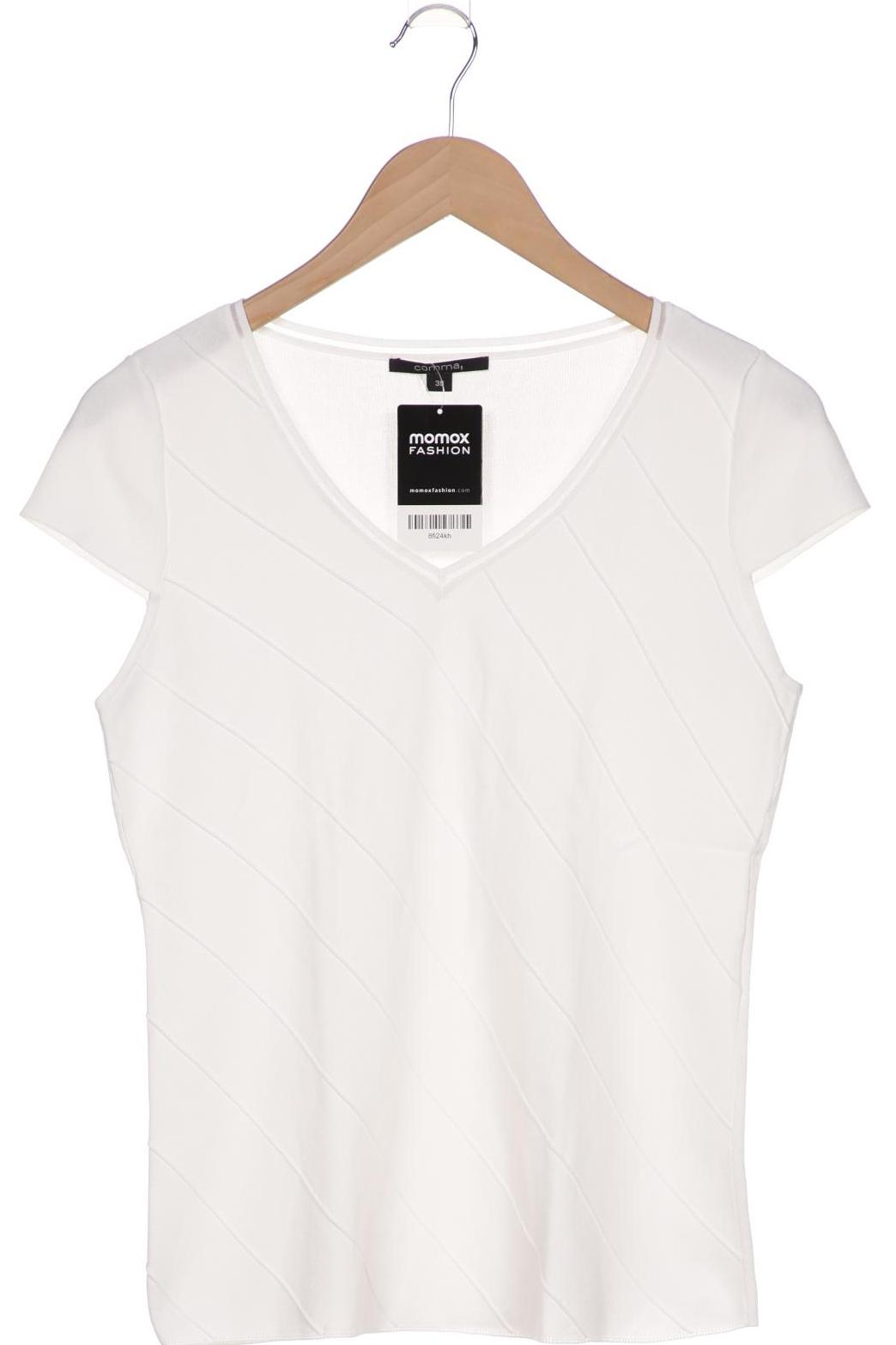 

Comma Damen Pullover, weiß, Gr. 38