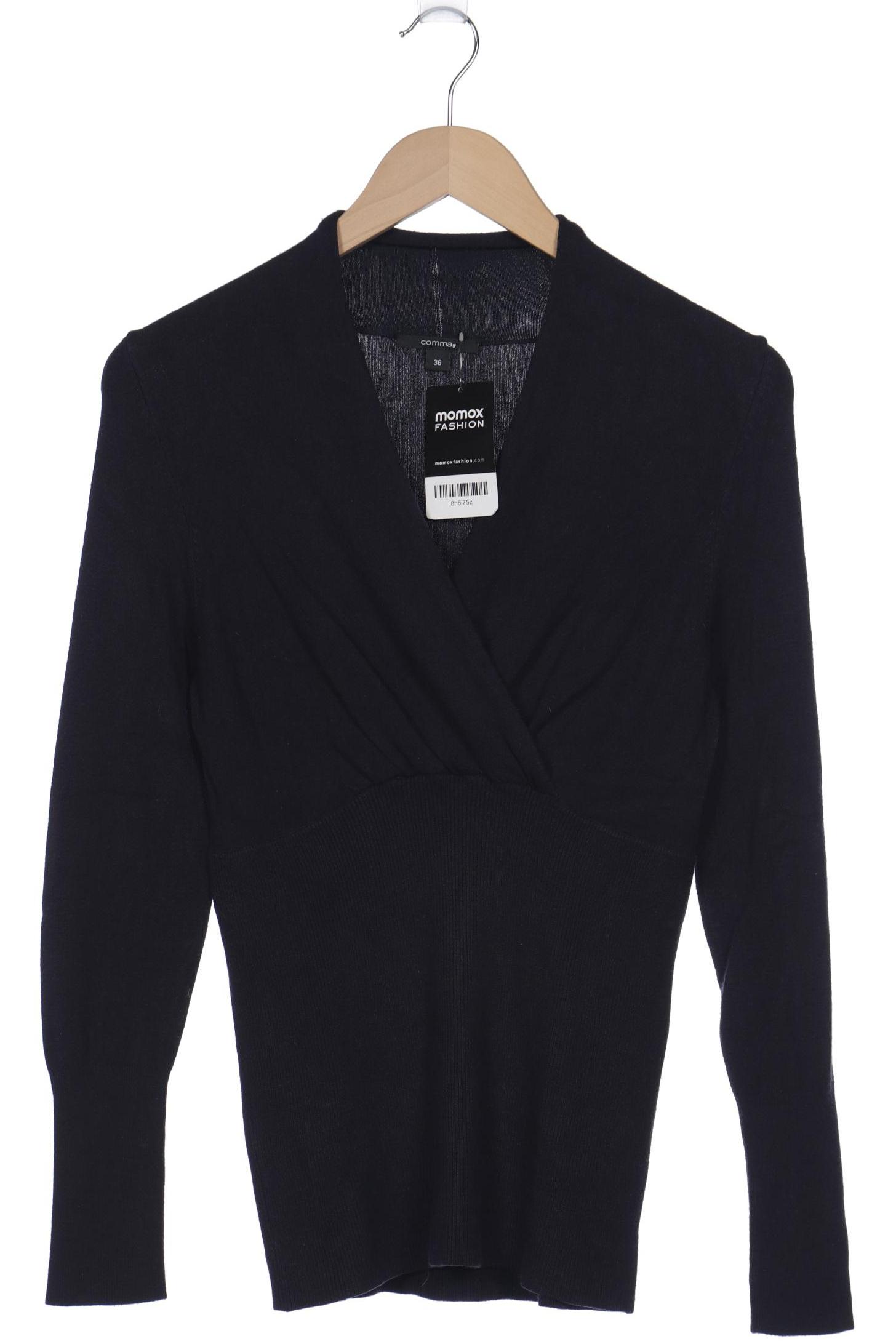 

Comma Damen Pullover, marineblau