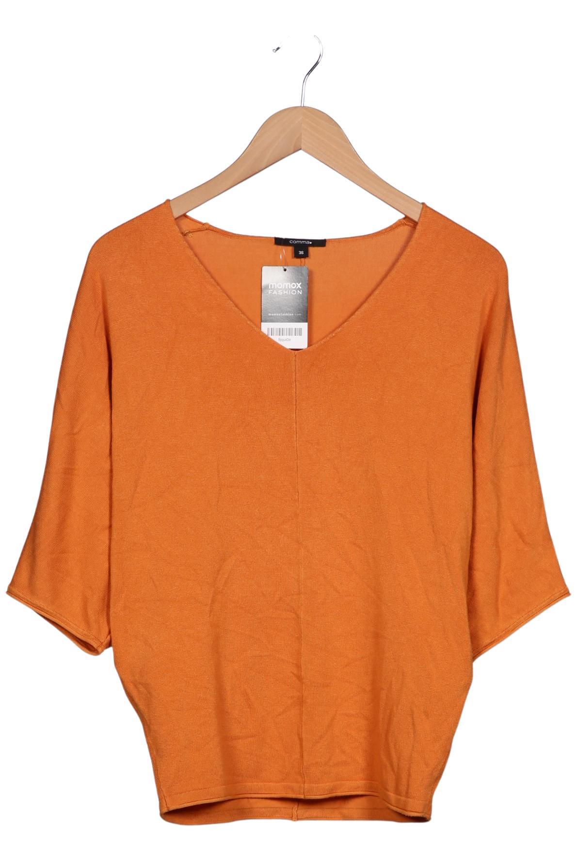 

Comma Damen Pullover, orange, Gr. 36