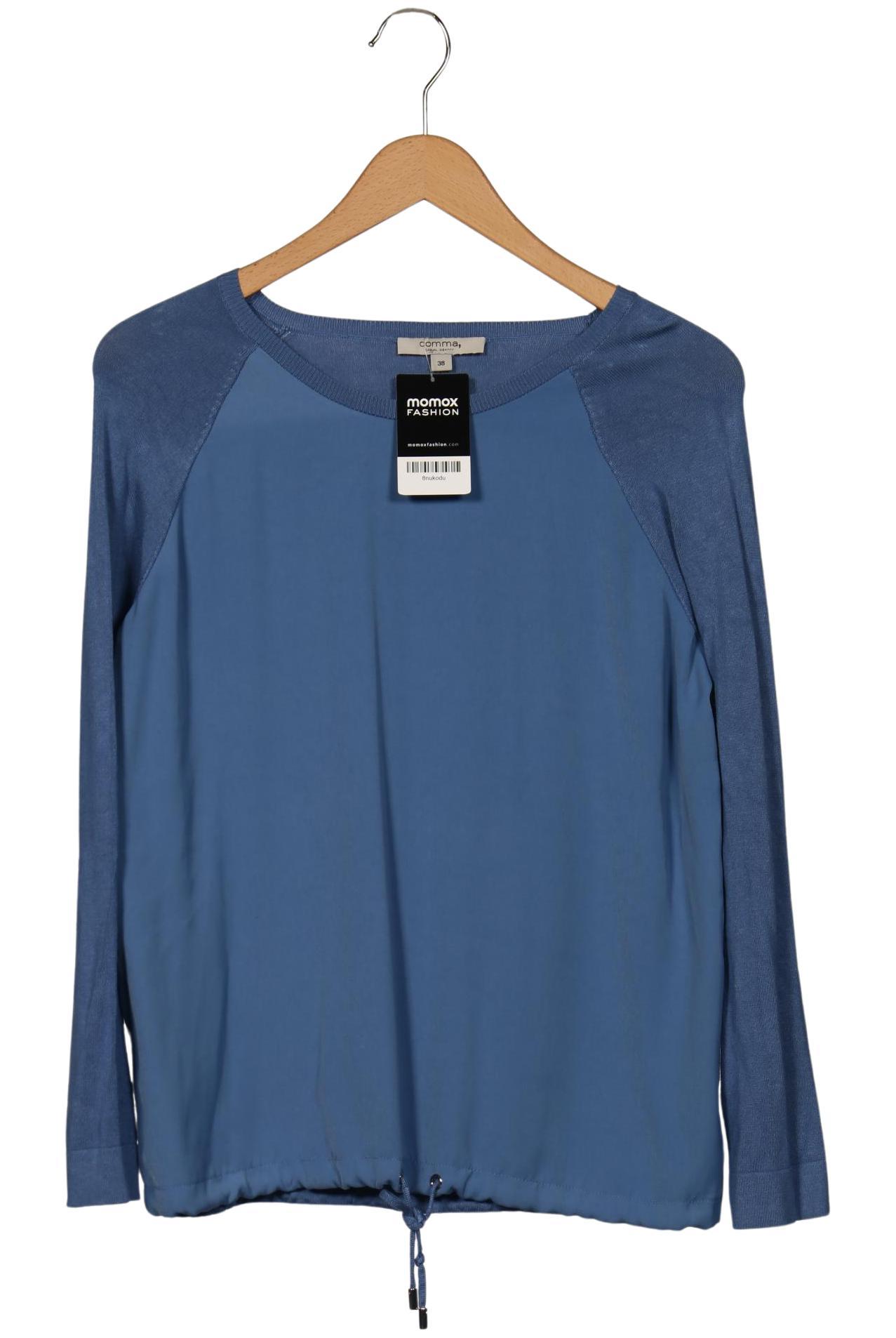 

Comma Damen Pullover, blau, Gr. 38