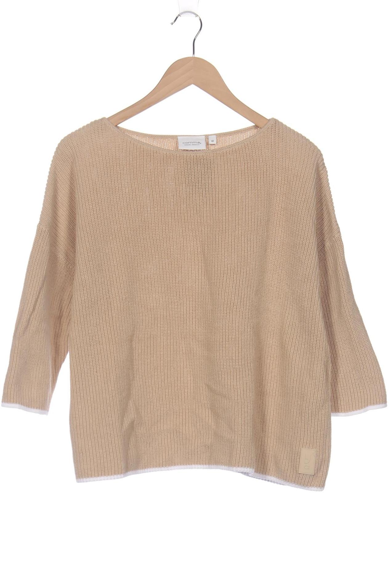 

Comma Damen Pullover, beige, Gr. 42