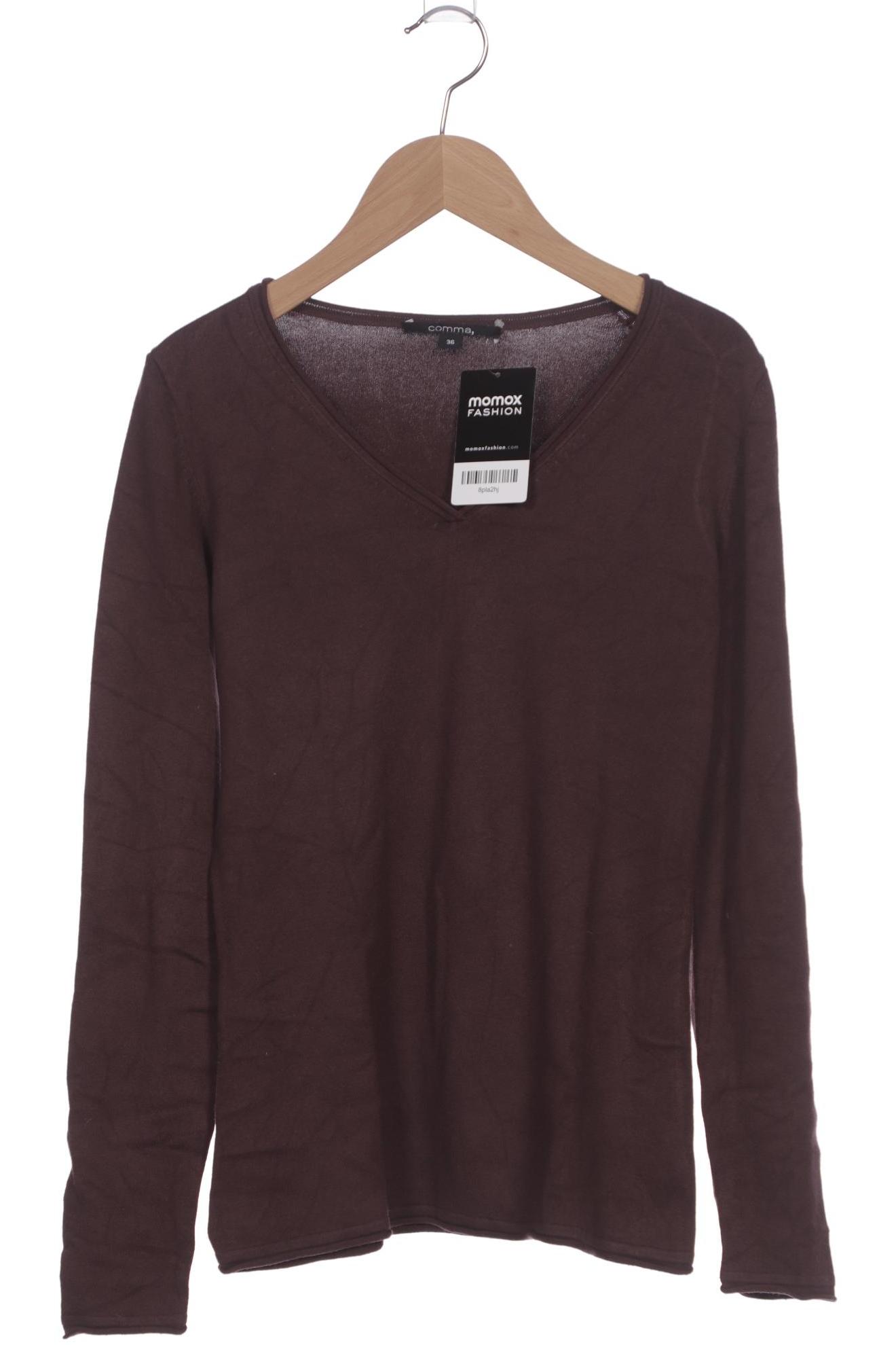 

Comma Damen Pullover, bordeaux, Gr. 36