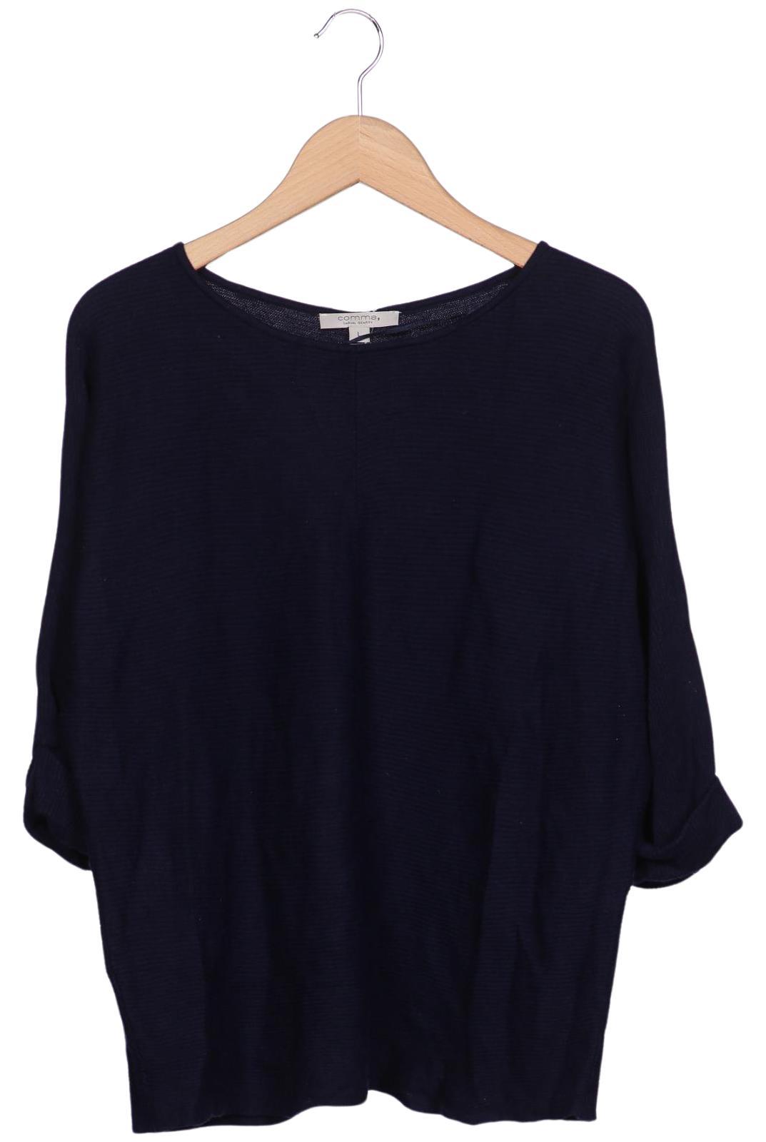

Comma Damen Pullover, marineblau, Gr. 42