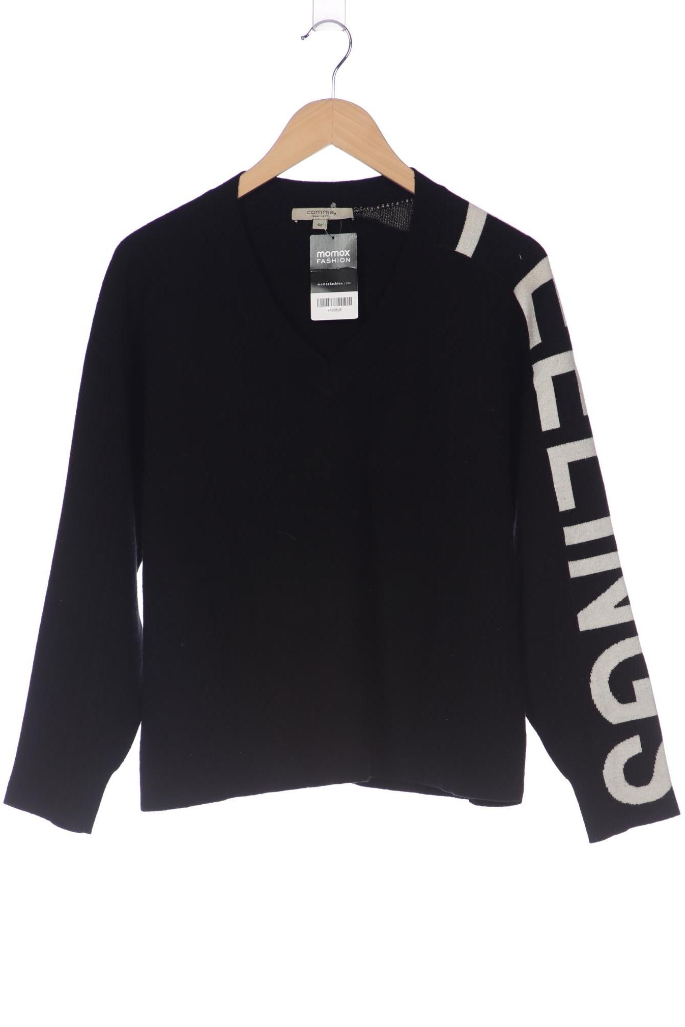 

Comma Damen Pullover, schwarz, Gr. 42