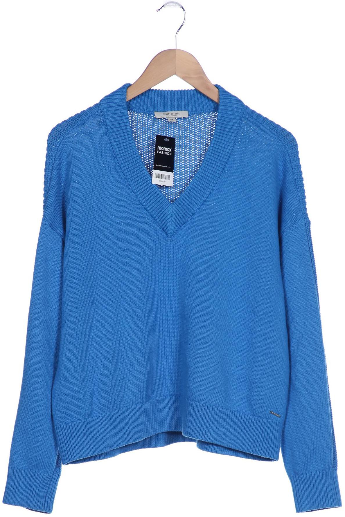 

Comma Damen Pullover, blau