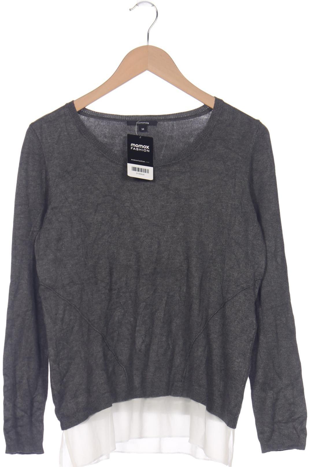 Thumbnail - Comma Damen Pullover, grau, Gr. 34