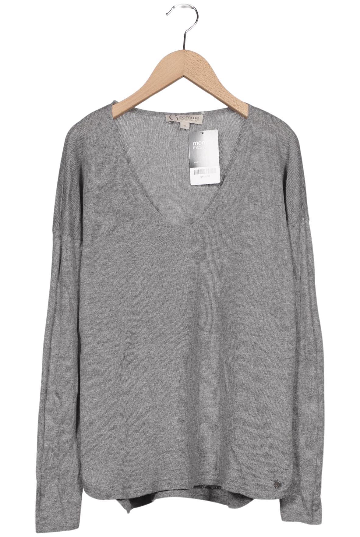 

Comma Damen Pullover, grau, Gr. 38