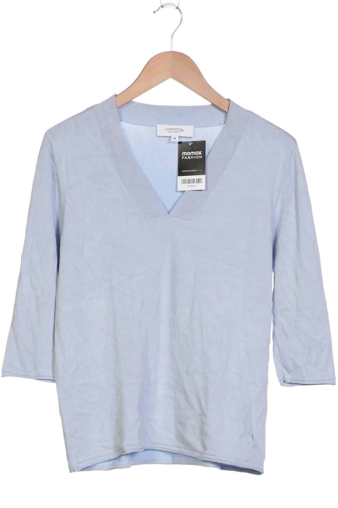 

Comma Damen Pullover, hellblau, Gr. 38