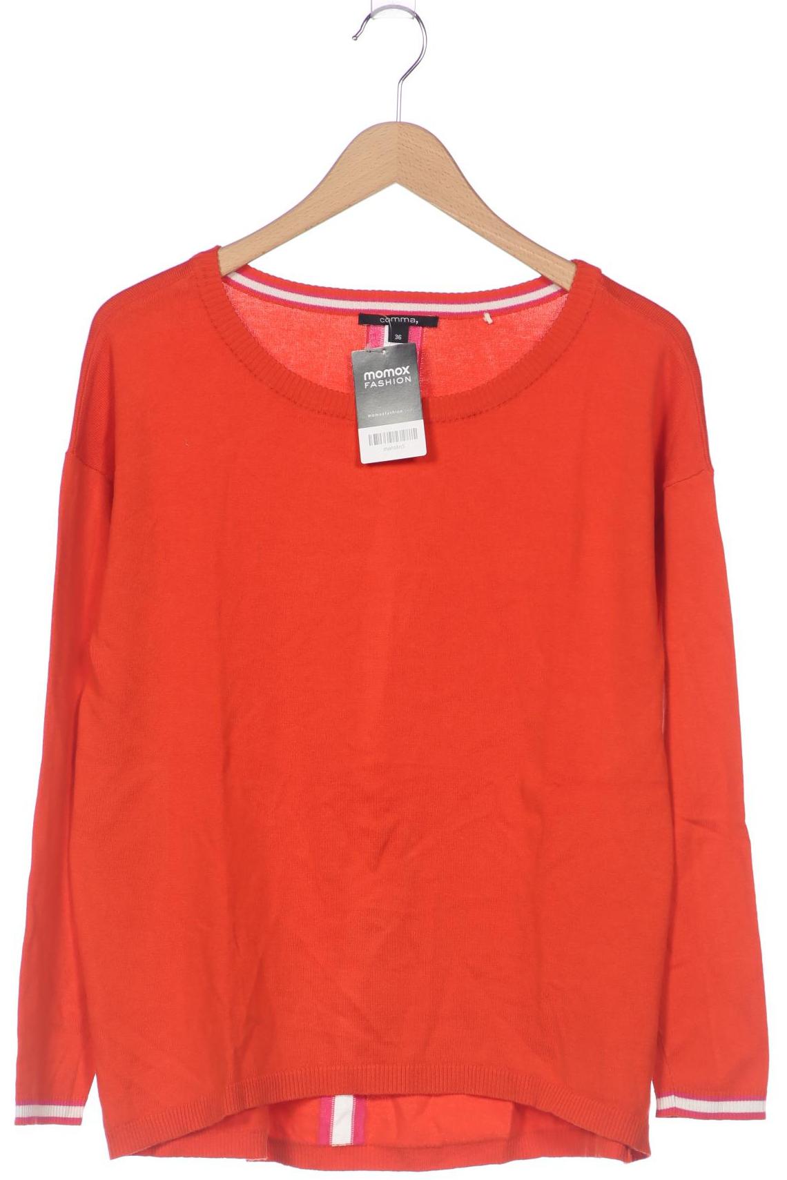 

Comma Damen Pullover, orange, Gr. 36