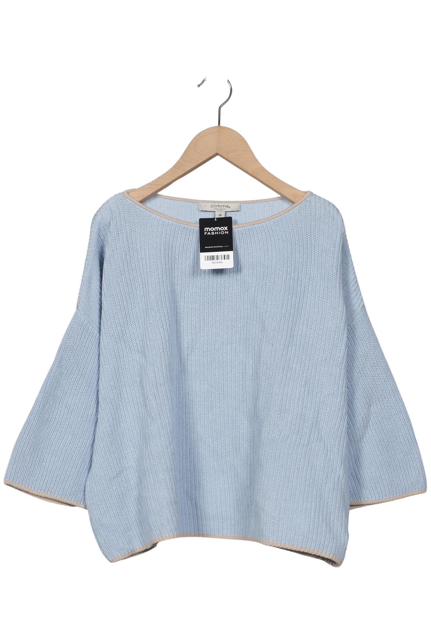 

Comma Damen Pullover, hellblau, Gr. 38