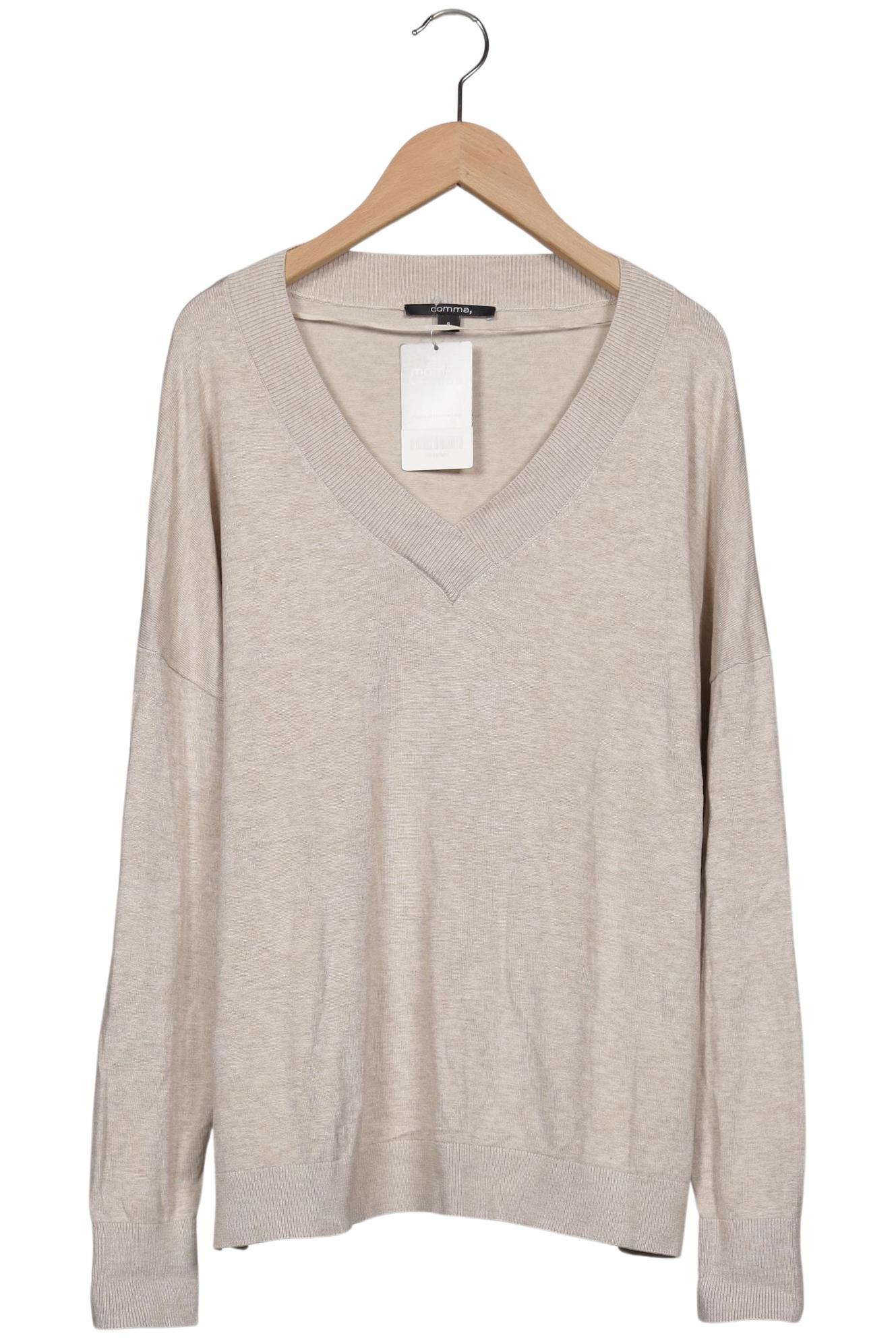 

Comma Damen Pullover, beige, Gr. 36