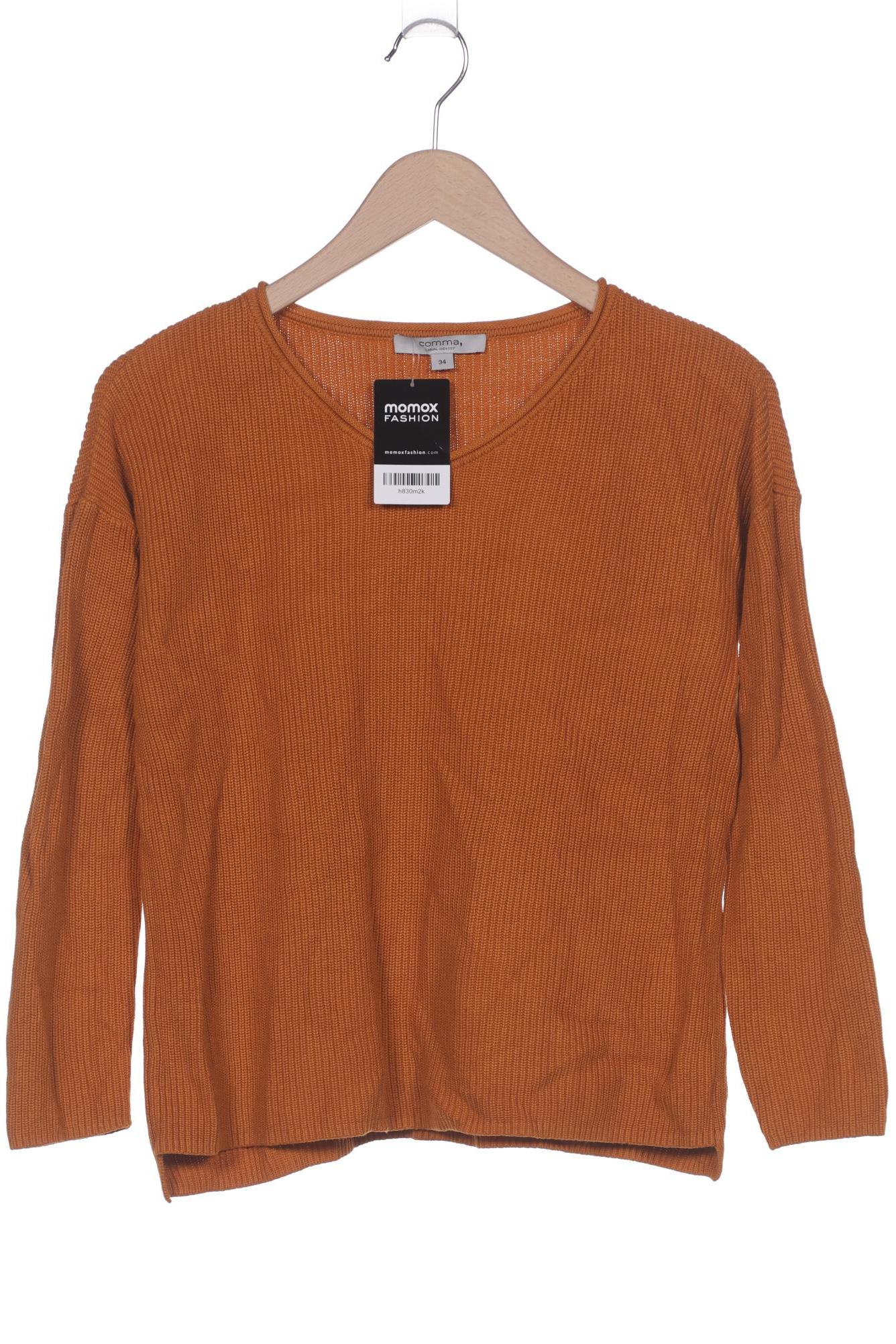 

Comma Damen Pullover, orange, Gr. 34
