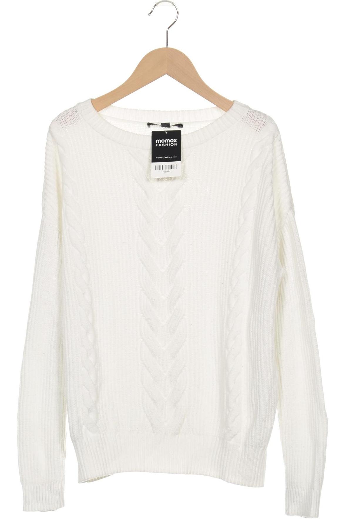 

Comma Damen Pullover, weiß, Gr. 38