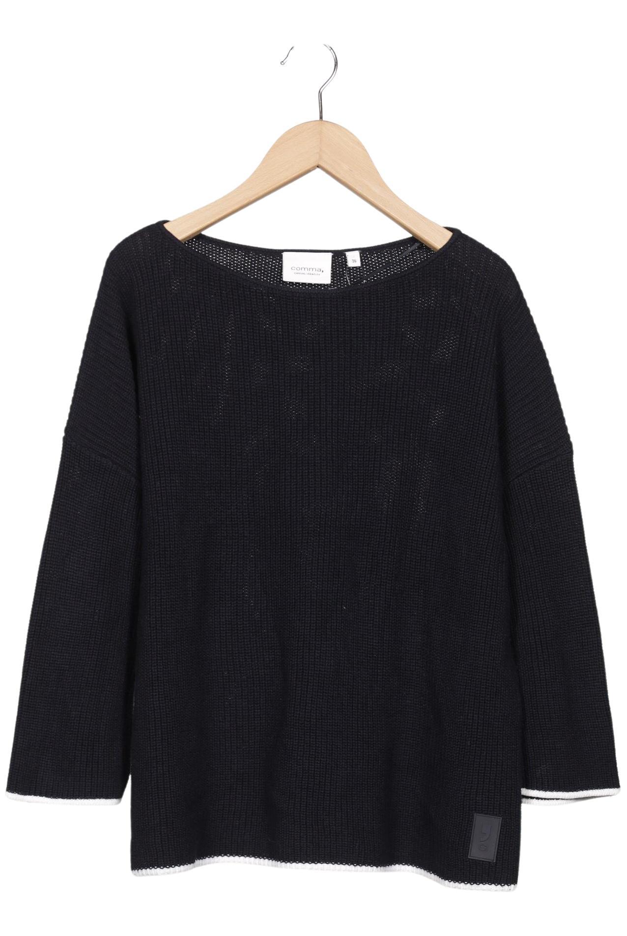 

Comma Damen Pullover, marineblau, Gr. 36