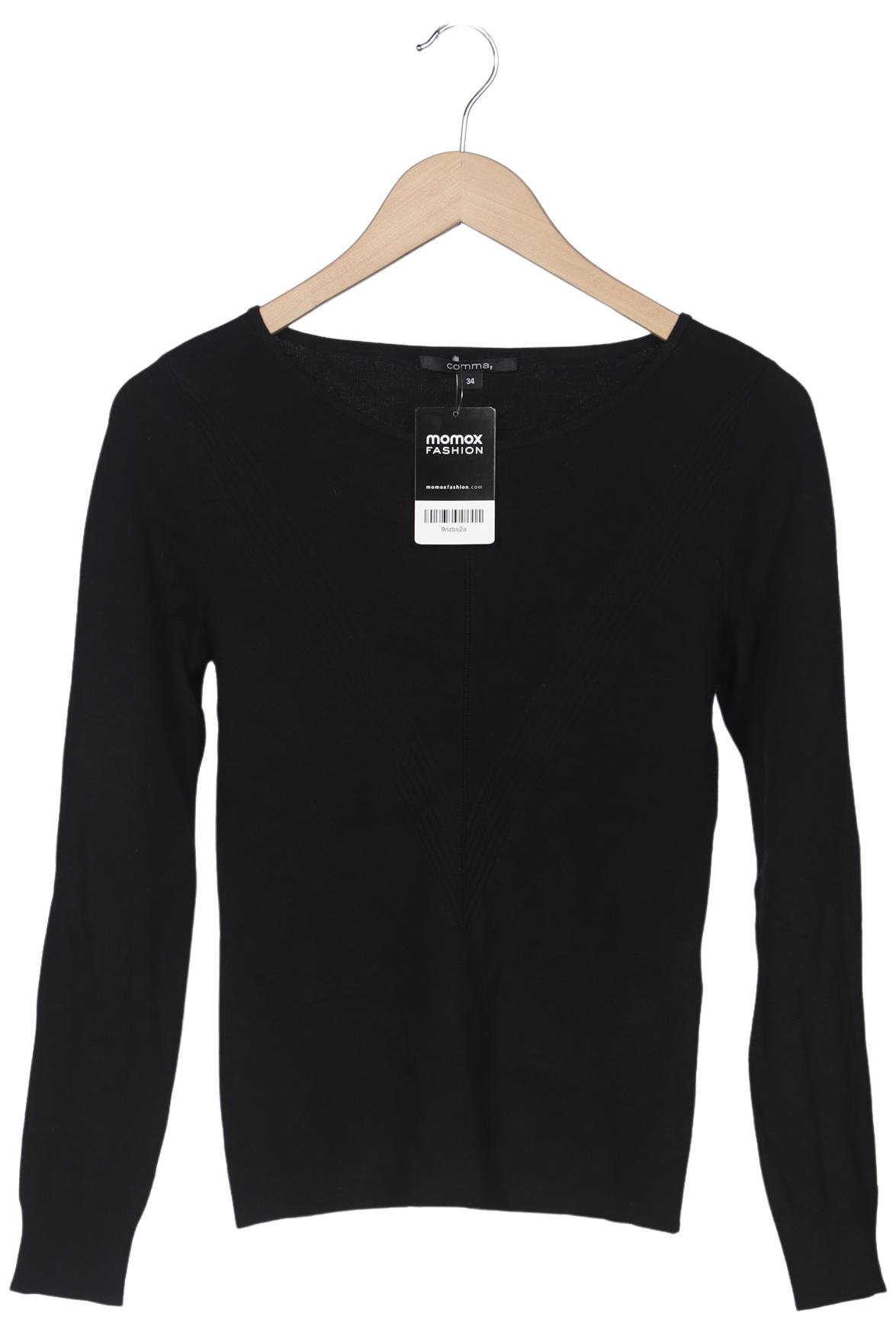 

Comma Damen Pullover, schwarz, Gr. 34