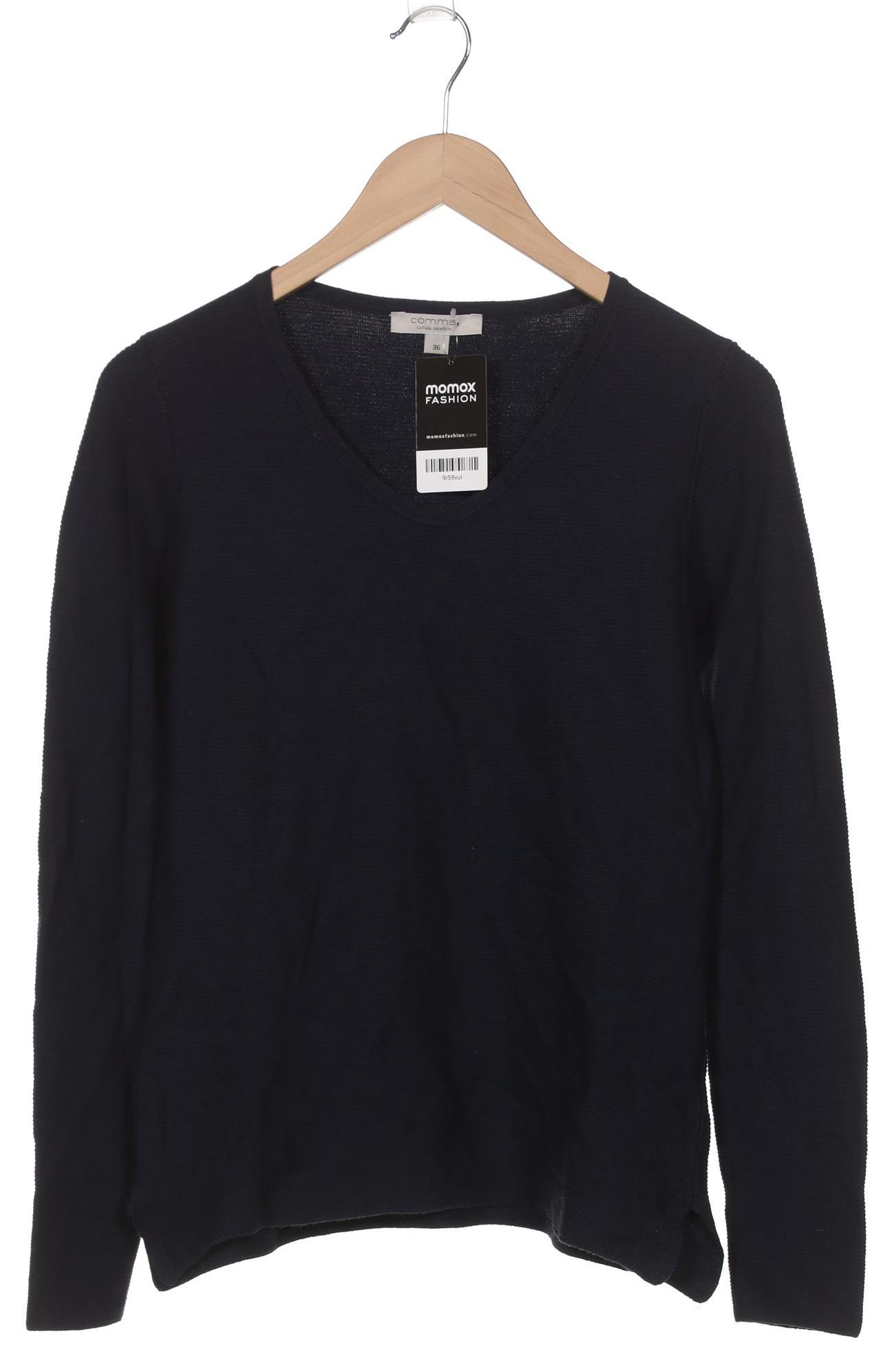 

Comma Damen Pullover, marineblau, Gr. 36