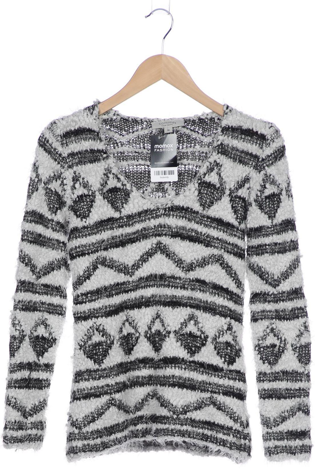 

Comma Damen Pullover, grau, Gr. 36