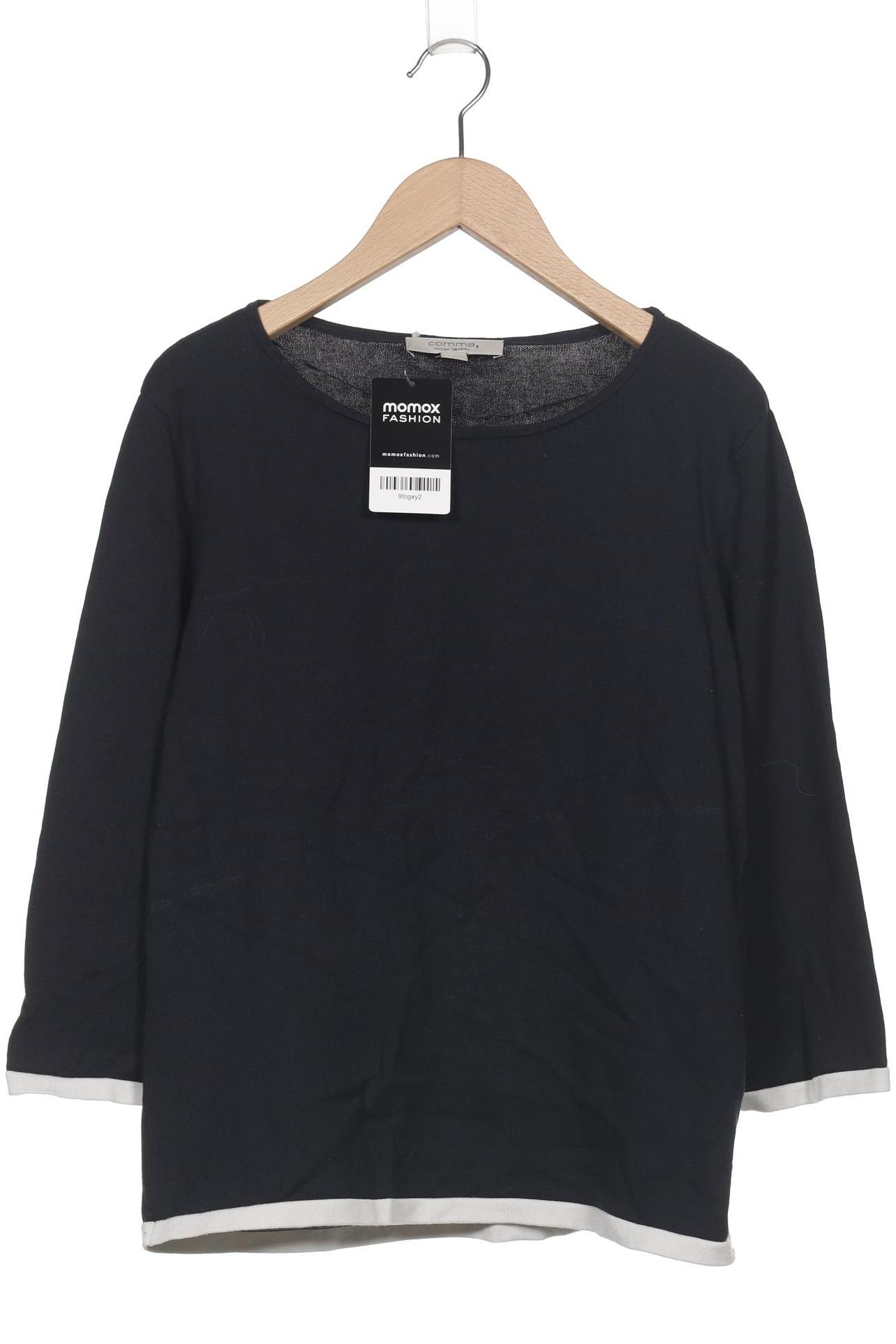 

Comma Damen Pullover, marineblau, Gr. 36