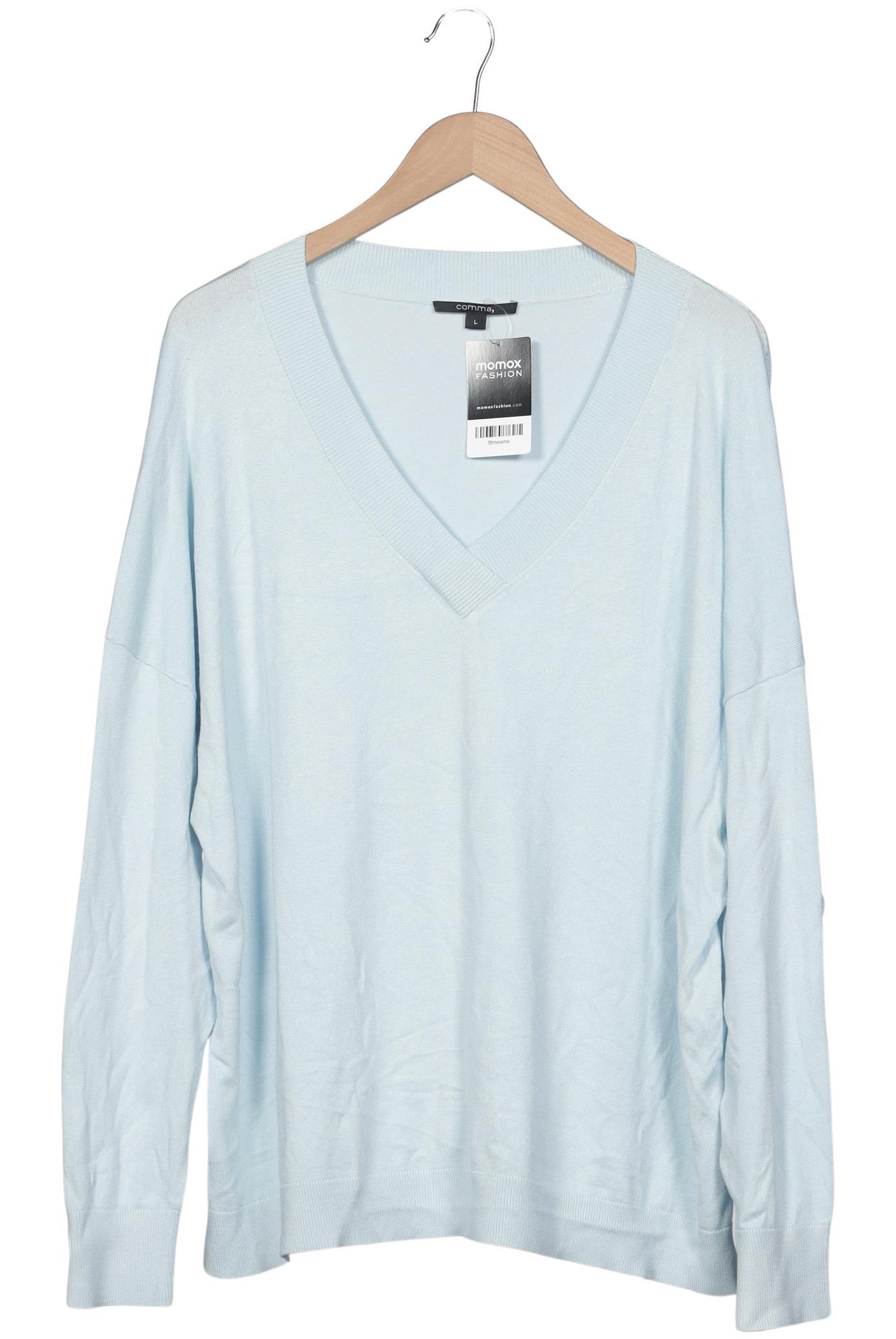 

Comma Damen Pullover, hellblau, Gr. 42