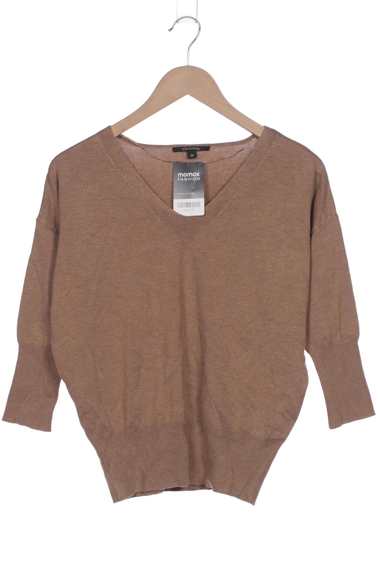 

Comma Damen Pullover, braun, Gr. 34