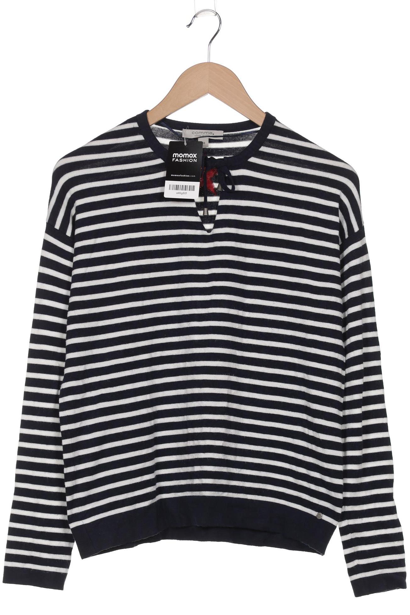 

Comma Damen Pullover, marineblau, Gr. 38
