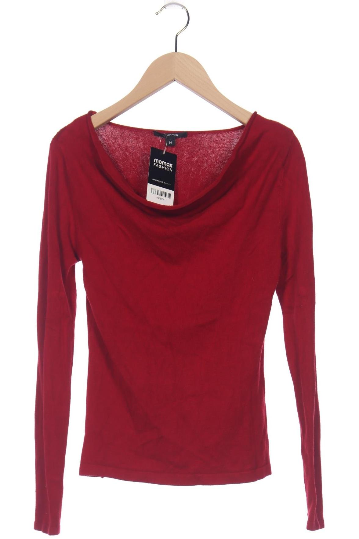 

Comma Damen Pullover, rot, Gr. 34